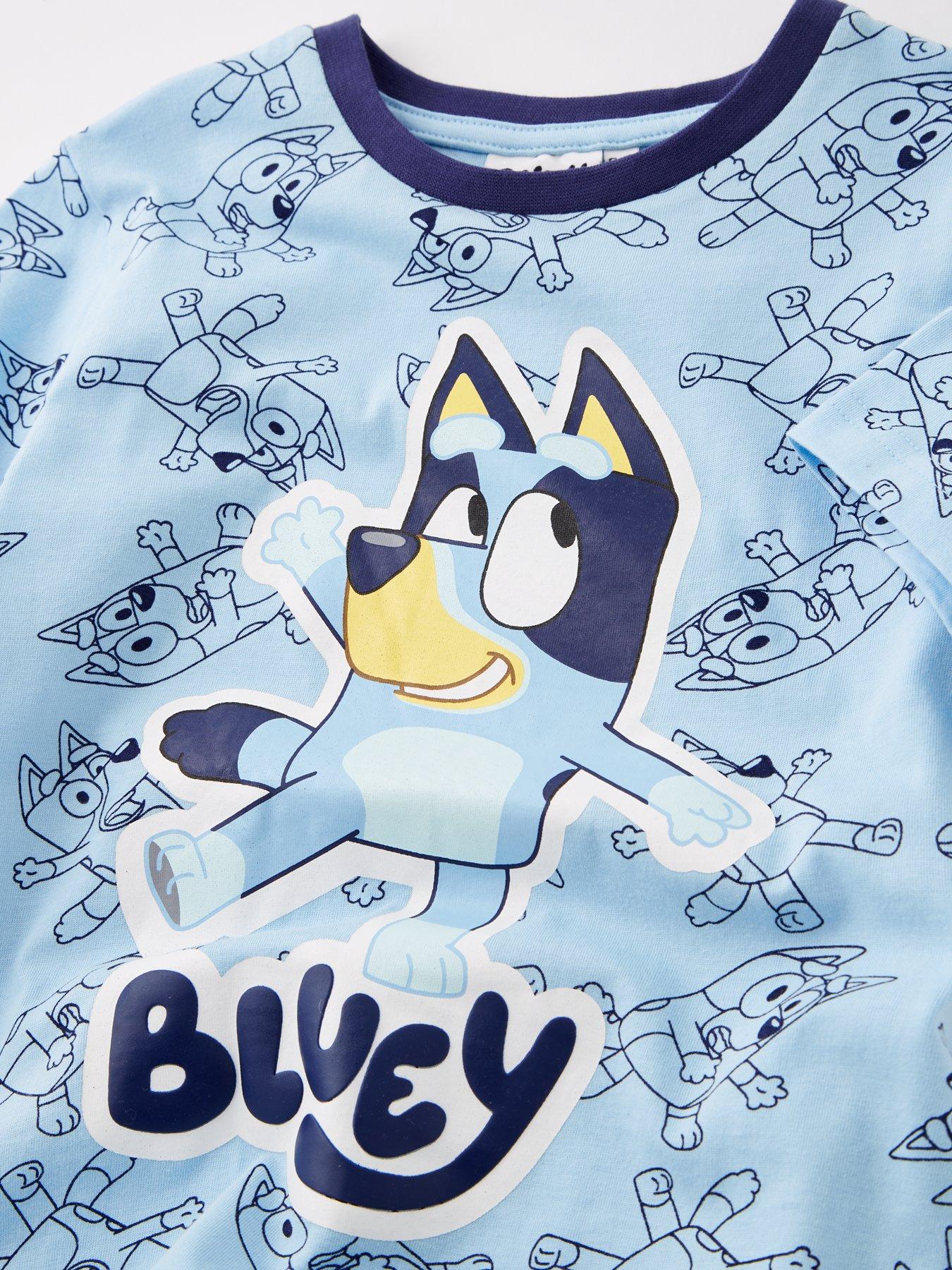 Image 4 of 4 of Bluey Short Sleeve Pyjamas - Blue