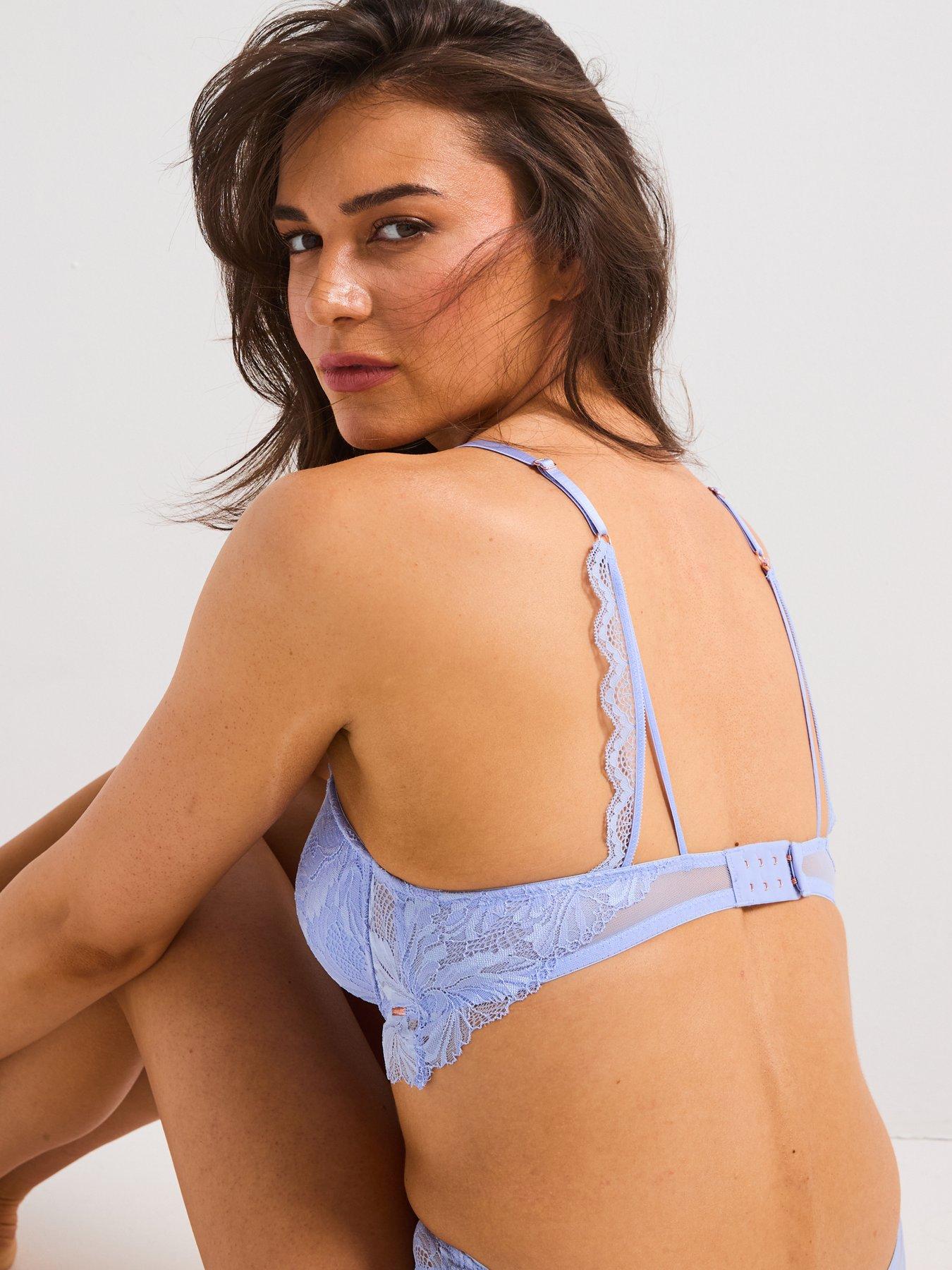 Image 5 of 5 of DORINA Dorina Katiana Light Padded Demi Bra - Blue