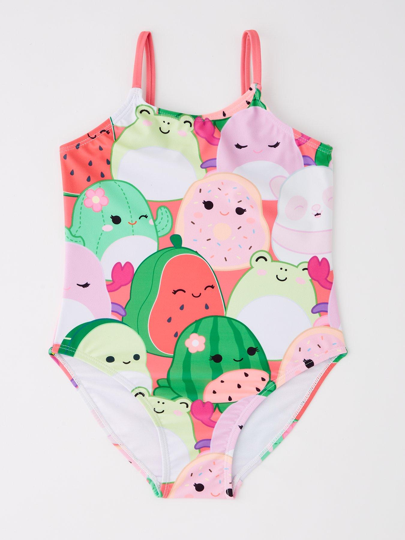 Image 1 of 4 of Squishmallows Squishmallow Swimming Costume - Multi