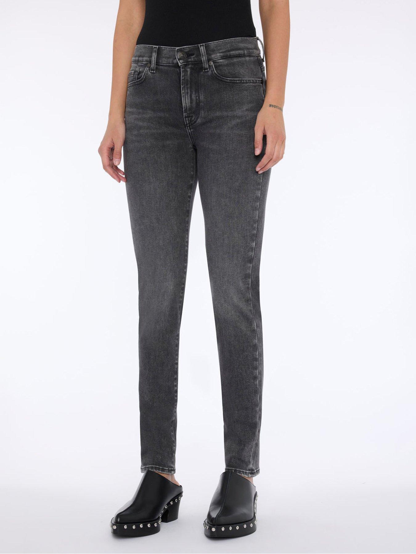 Image of 7 FOR ALL MANKIND Roxanne Night Out Slim Fit Jean - Grey
