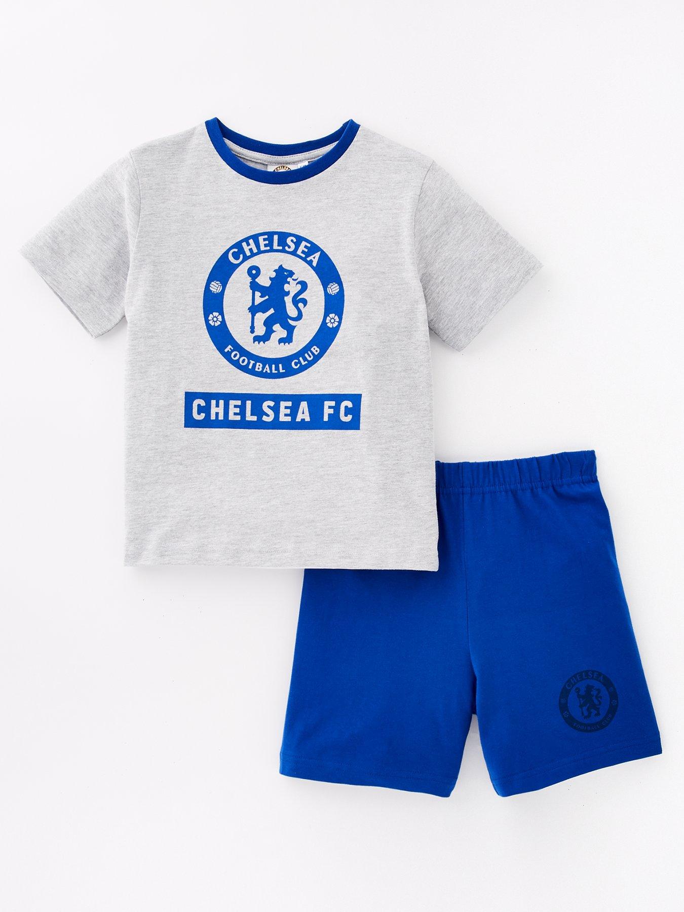 chelsea-football-shorts-pyjamas-blue