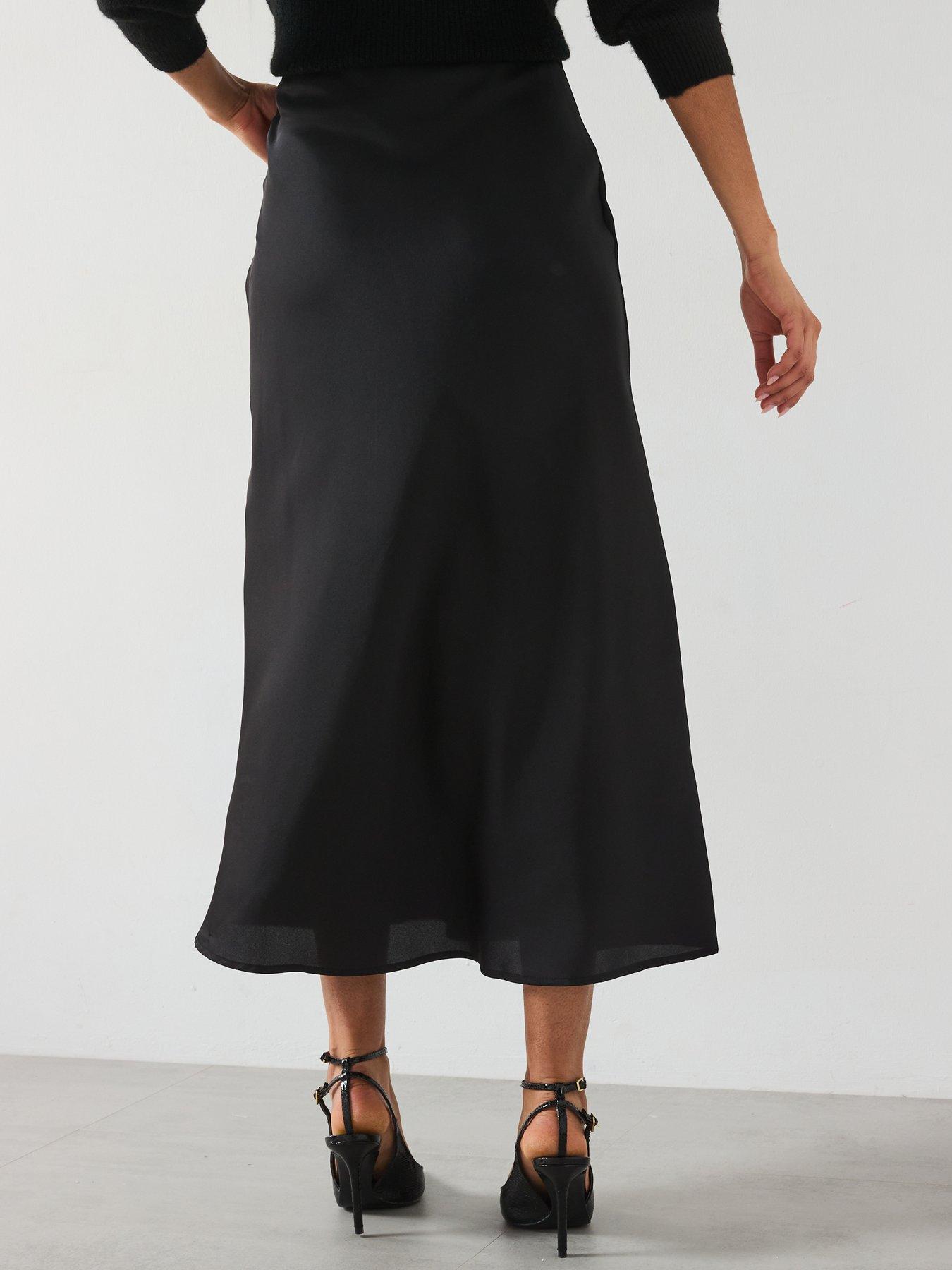 vila-satin-midi-skirt-blackstillFront