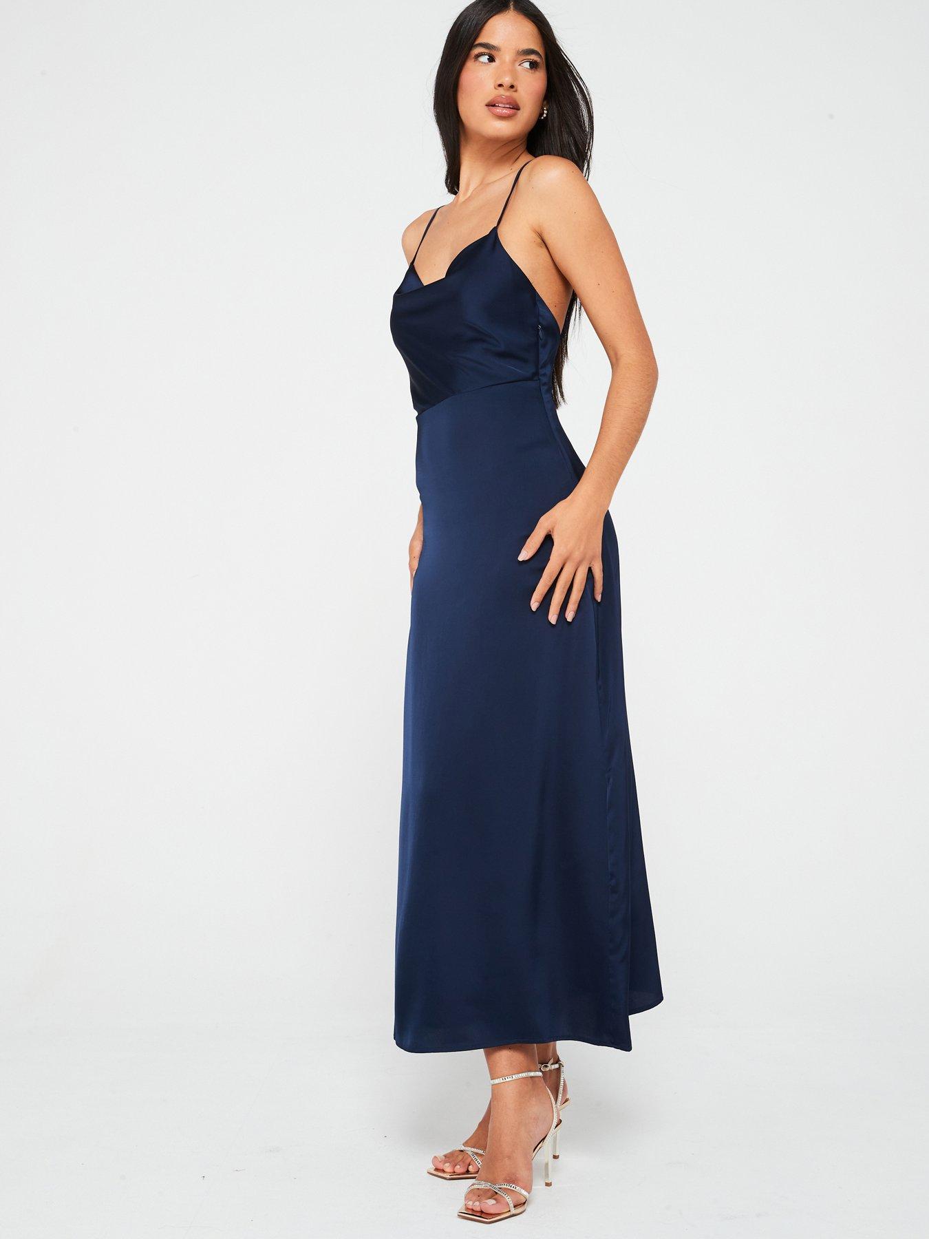 vila-strappy-midi-dress-navy