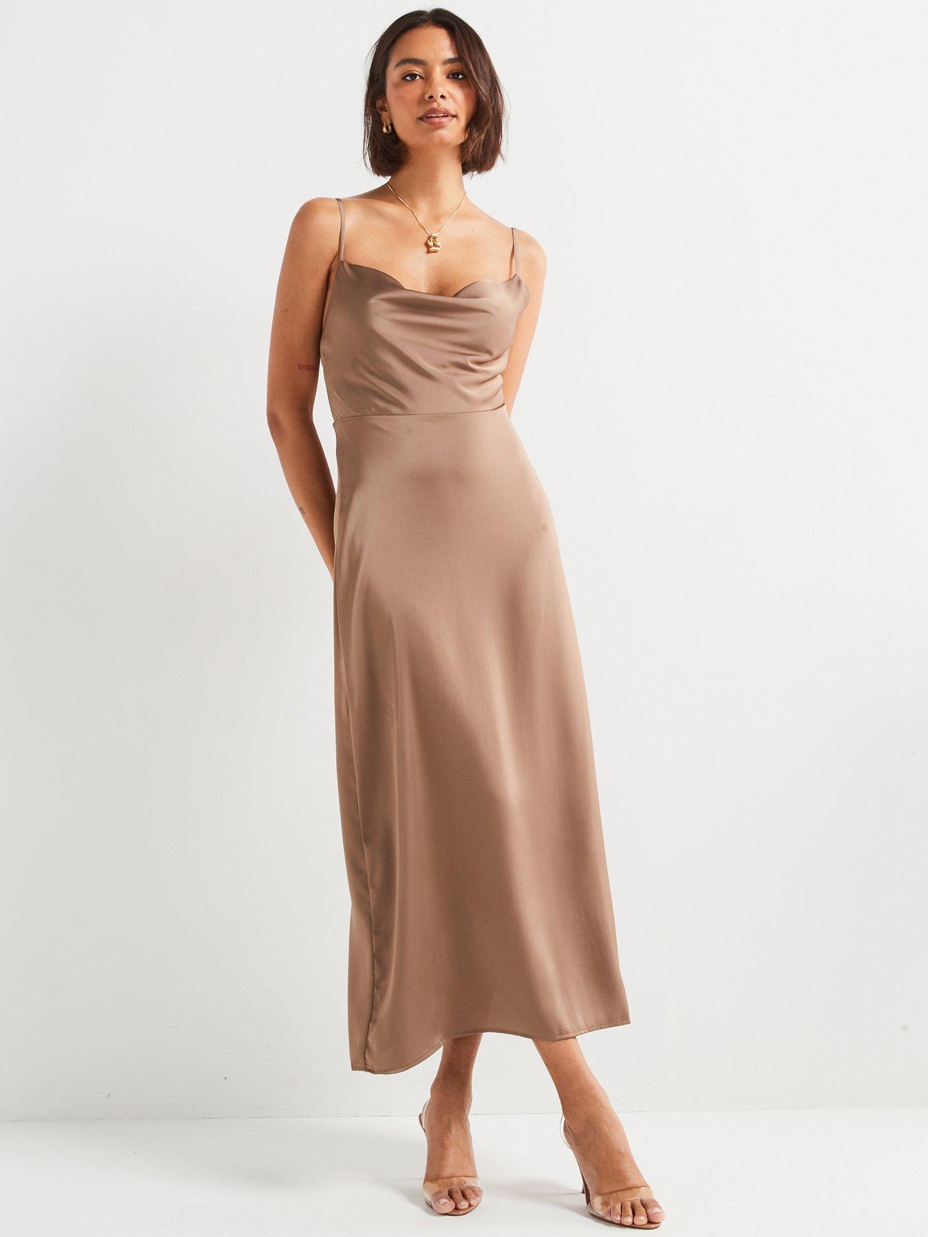 vila-strappy-cowl-neck-midi-dress-brown