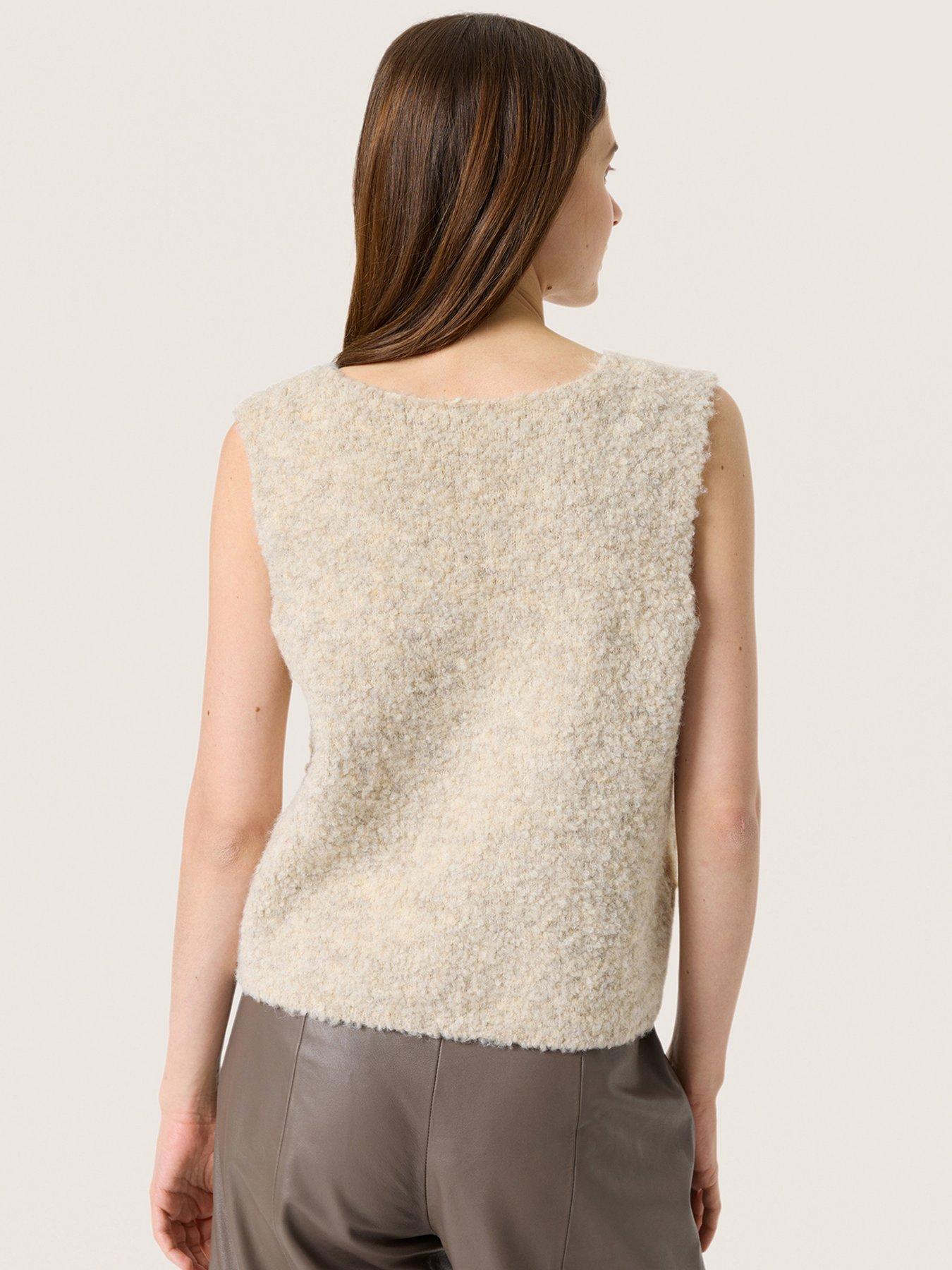 soaked-in-luxury-slvenessa-v-neck-fluffy-knit-waistcoat-neutralstillFront