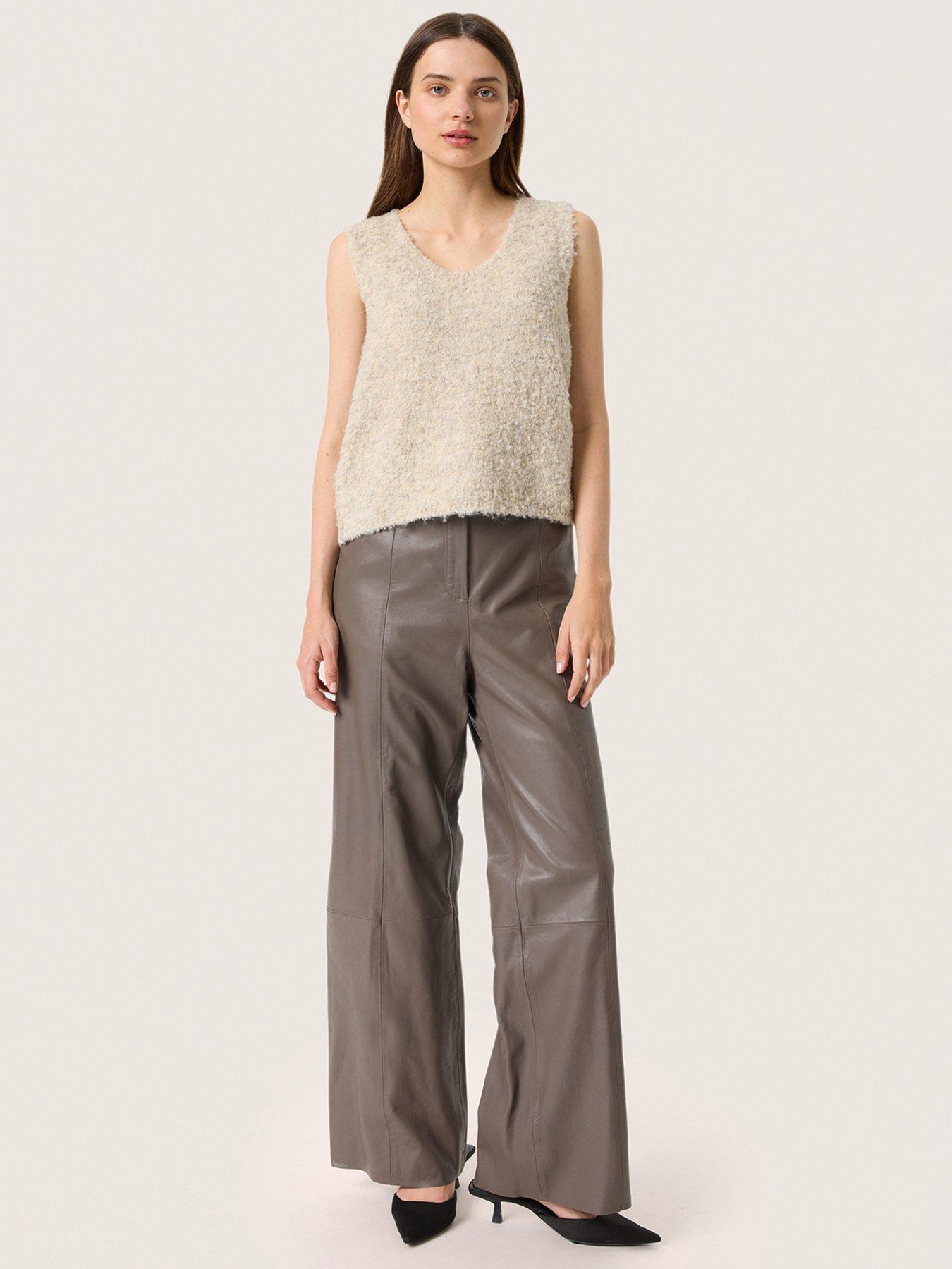 soaked-in-luxury-slvenessa-v-neck-fluffy-knit-waistcoat-neutralback