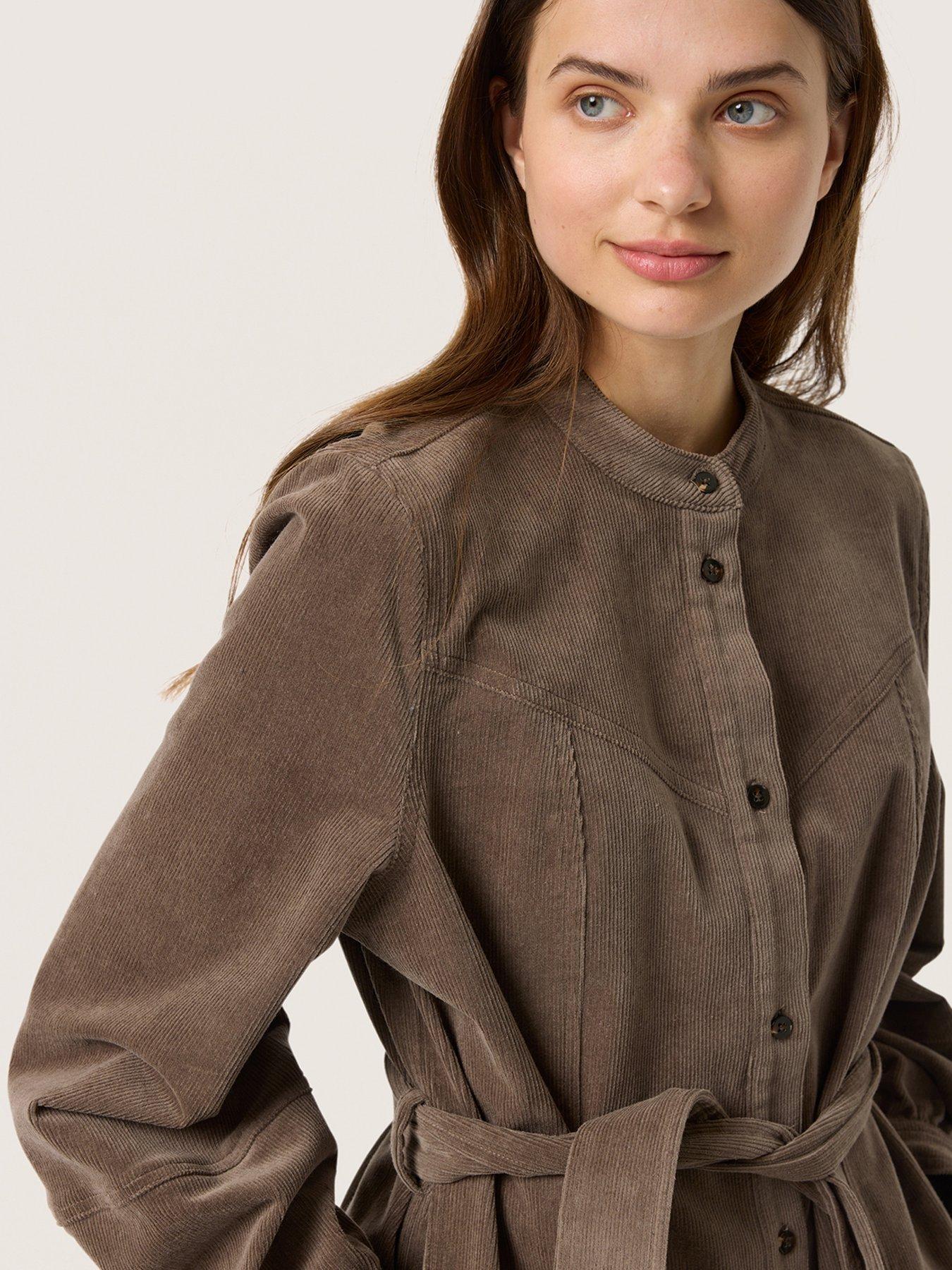 soaked-in-luxury-helle-corduroy-knee-length-shirt-dress-greyoutfit