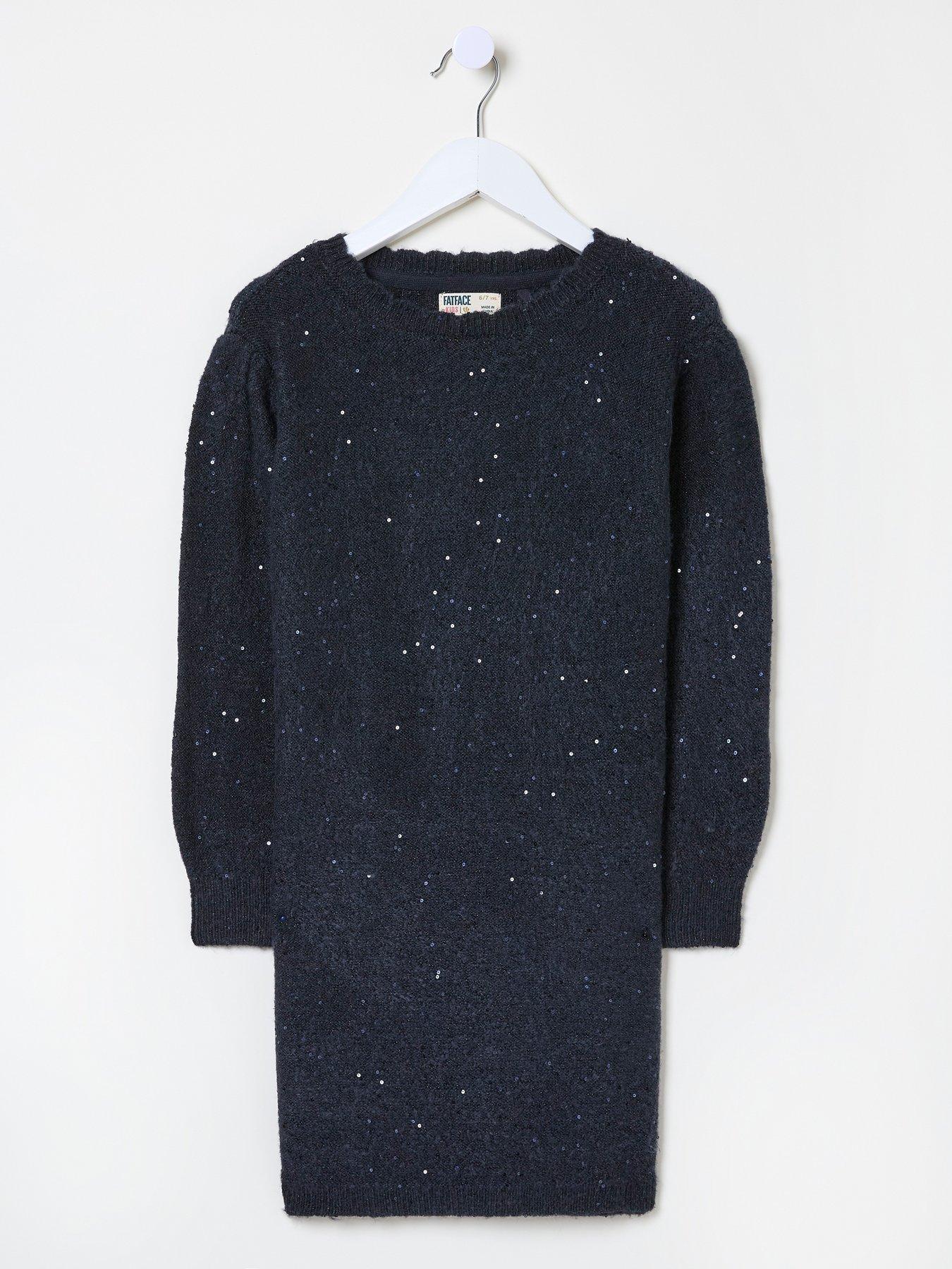 fatface-girls-sequin-knitted-dress-navydetail