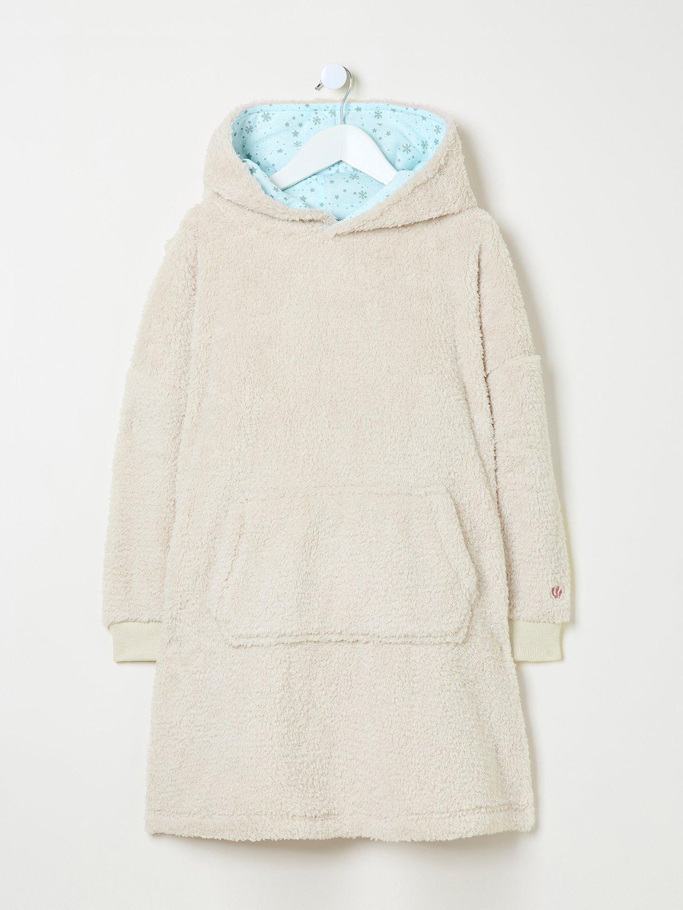 fatface-girls-rabbit-oversized-hoodie-beige