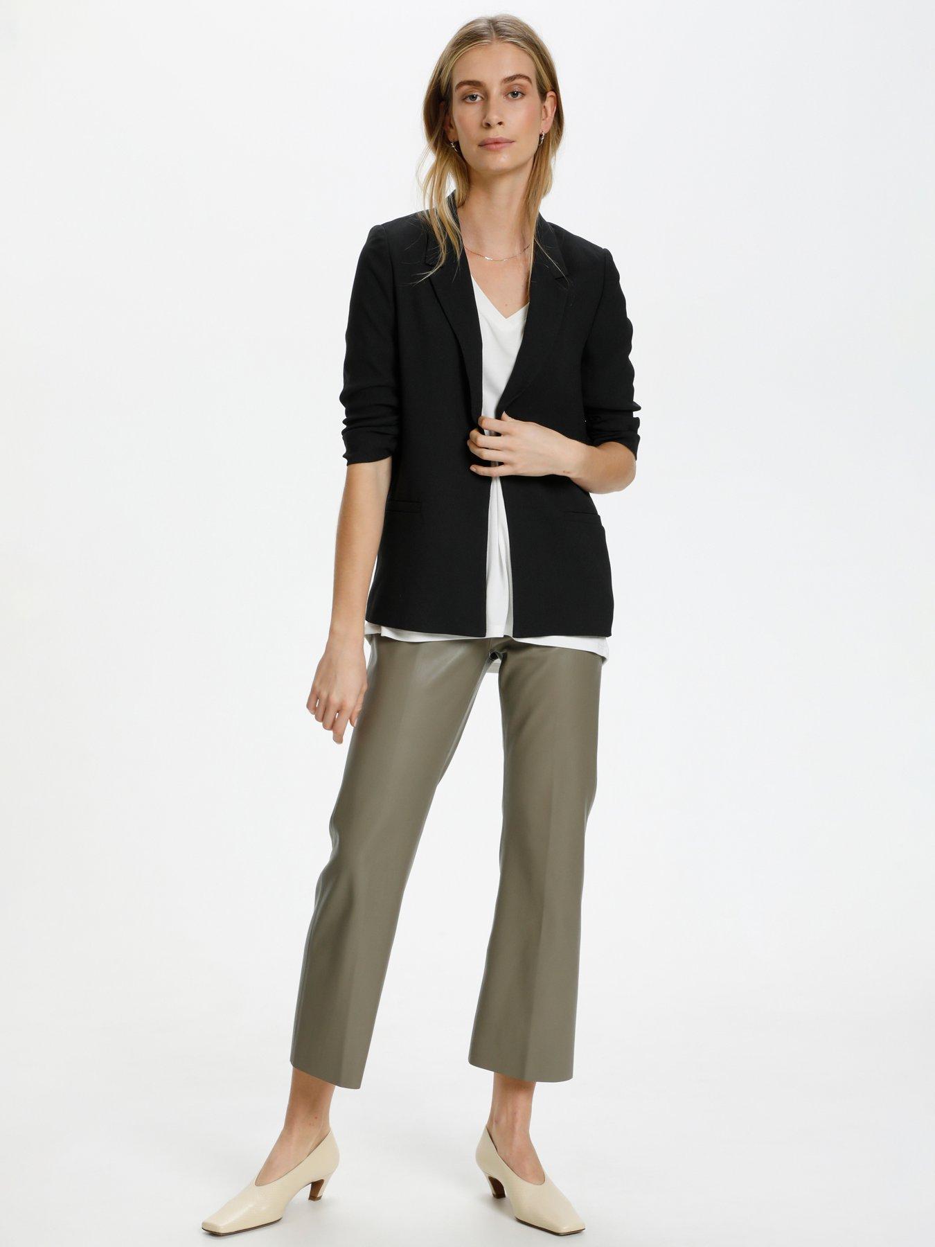 soaked-in-luxury-shirley-34-sleeve-blazer-blackback