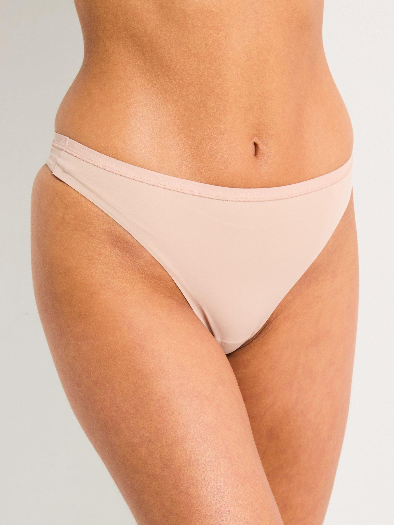 Image of Calvin Klein Perfectly Fit Thong - Beige