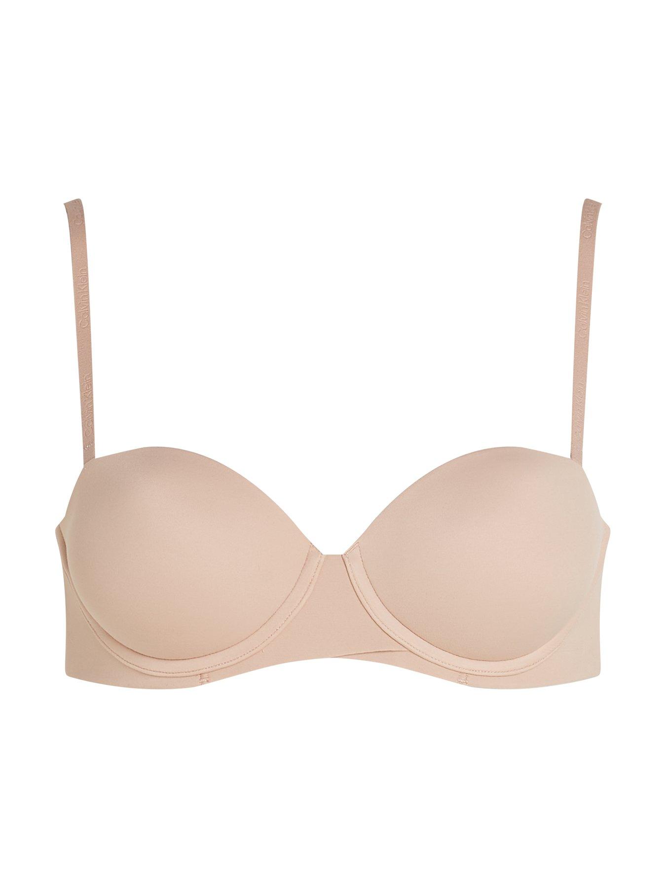 Image 5 of 5 of Calvin Klein Strapless Perfectly Fit Push Up Bra - Brown