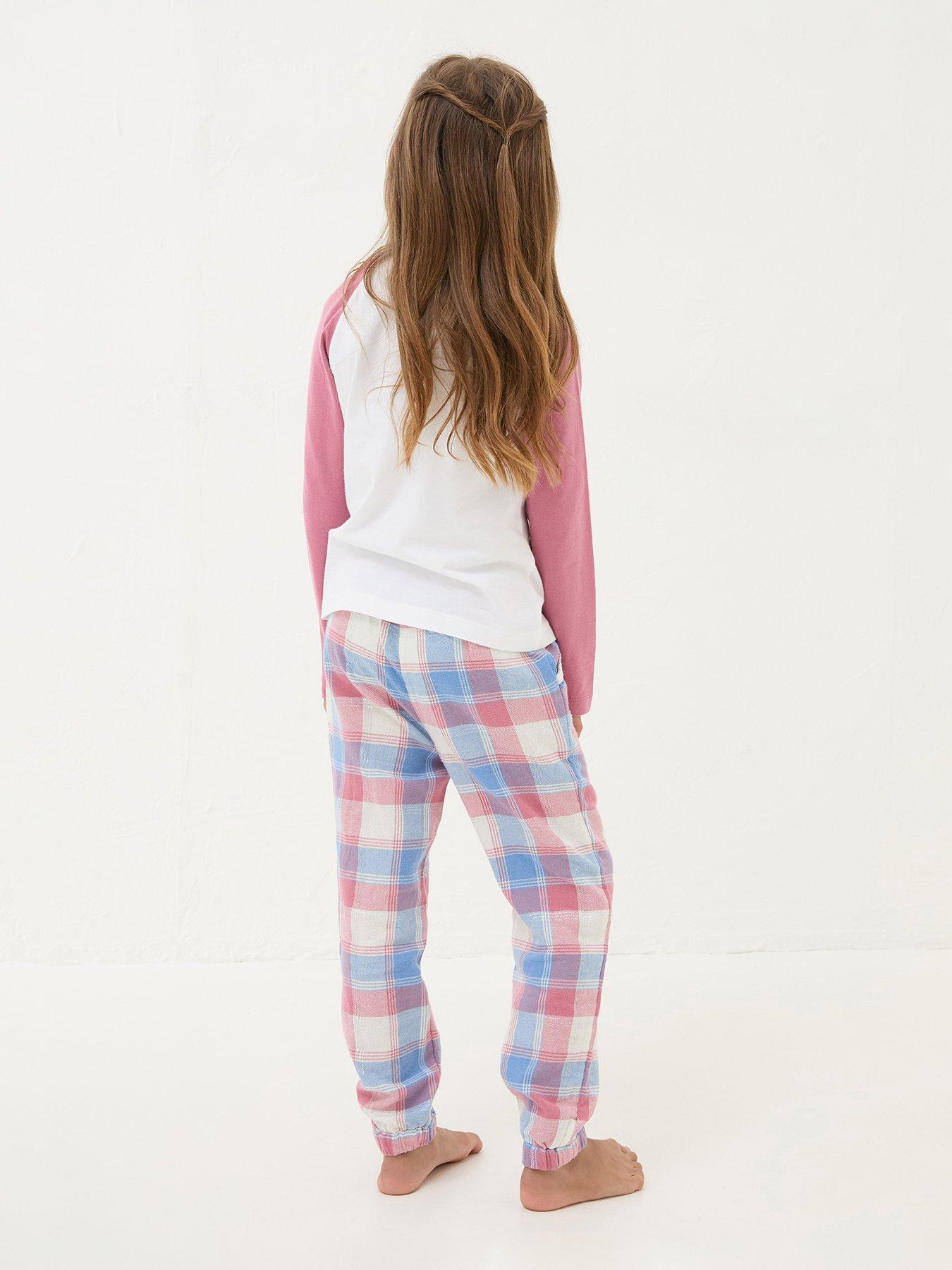 fatface-girls-rabbit-check-pyjama-set-multiback