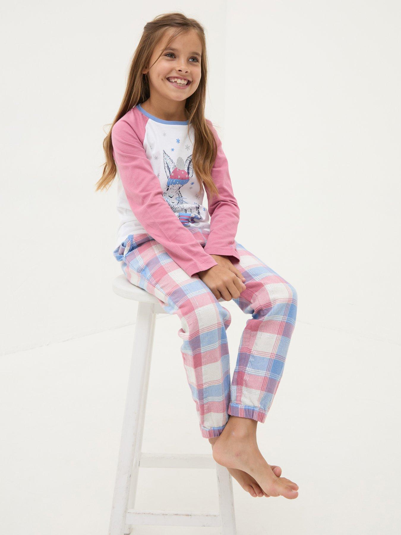 fatface-girls-rabbit-check-pyjama-set-multidetail