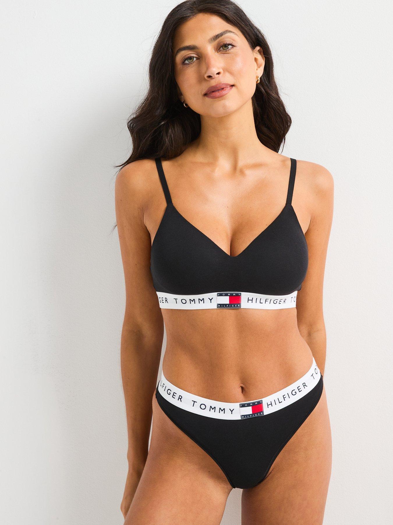 Image 3 of 4 of Tommy Hilfiger Heritage Moulded Push-up Bralette - Black