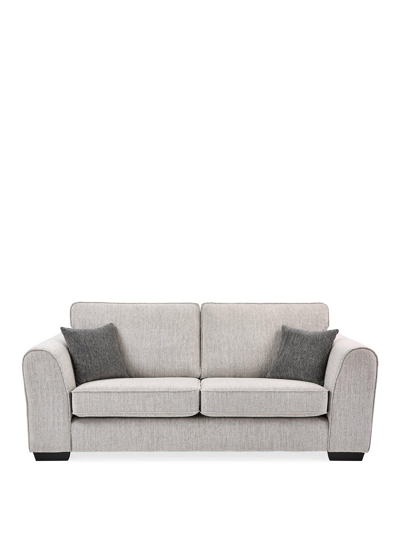 very-home-lavine-3-seater-standard-back-fabric-sofastillFront