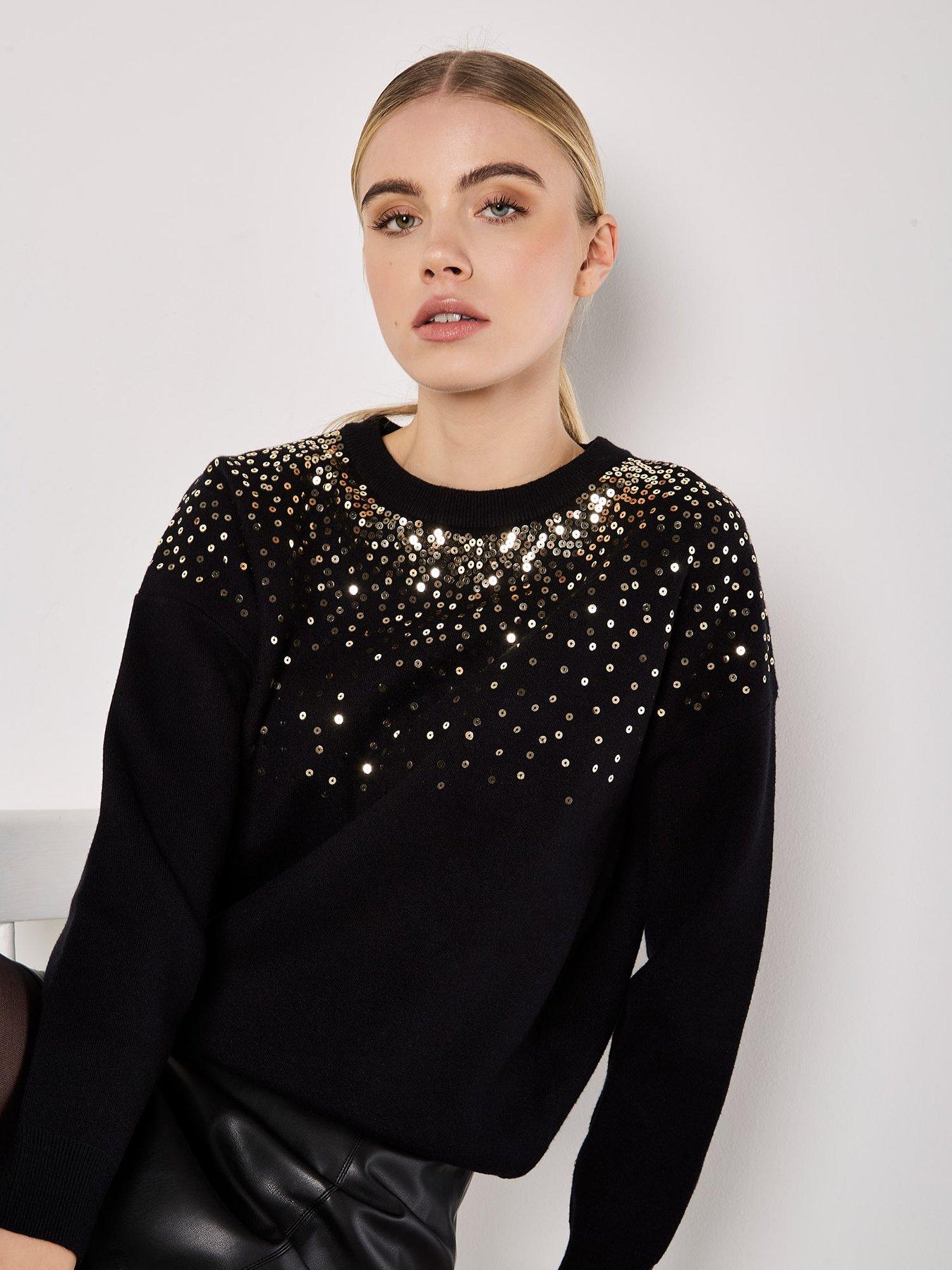 apricot-apricot-sequin-sprinkle-neckline-jumperback