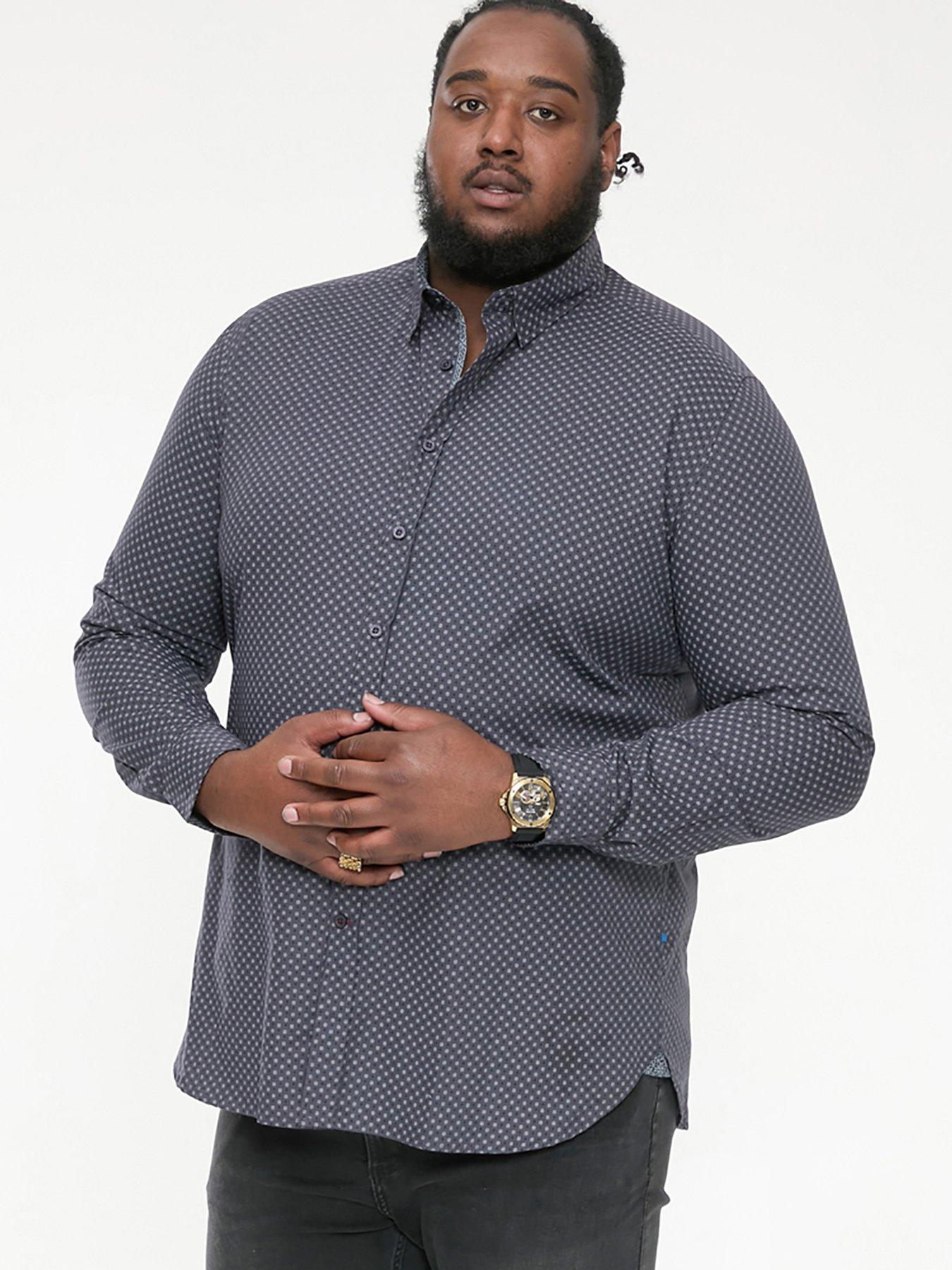 D555 Keaton Button Down Shirt - Grey