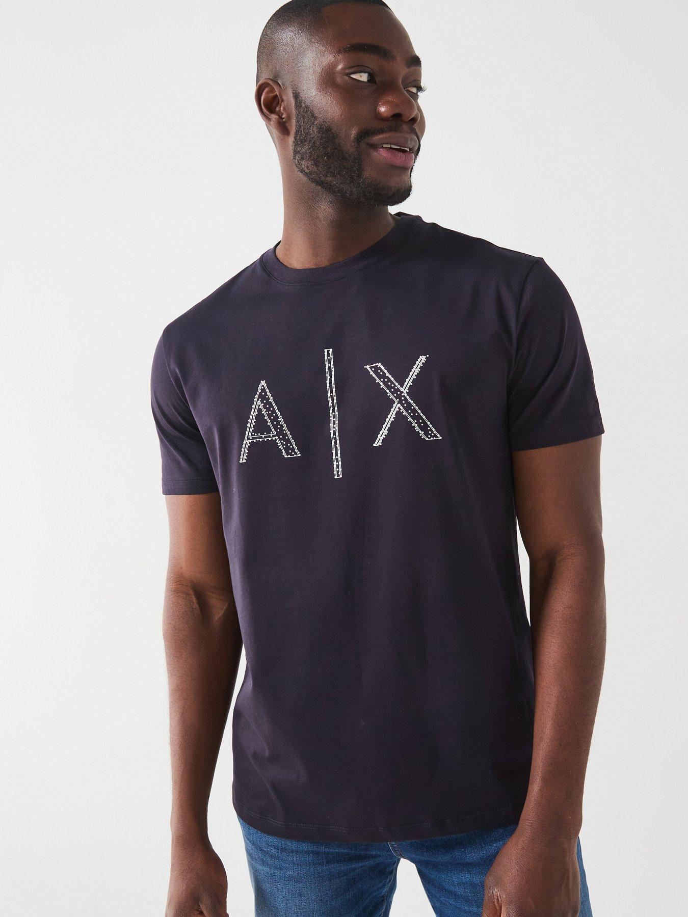 armani-exchange-ax-chest-logo-t-shirt-navyfront