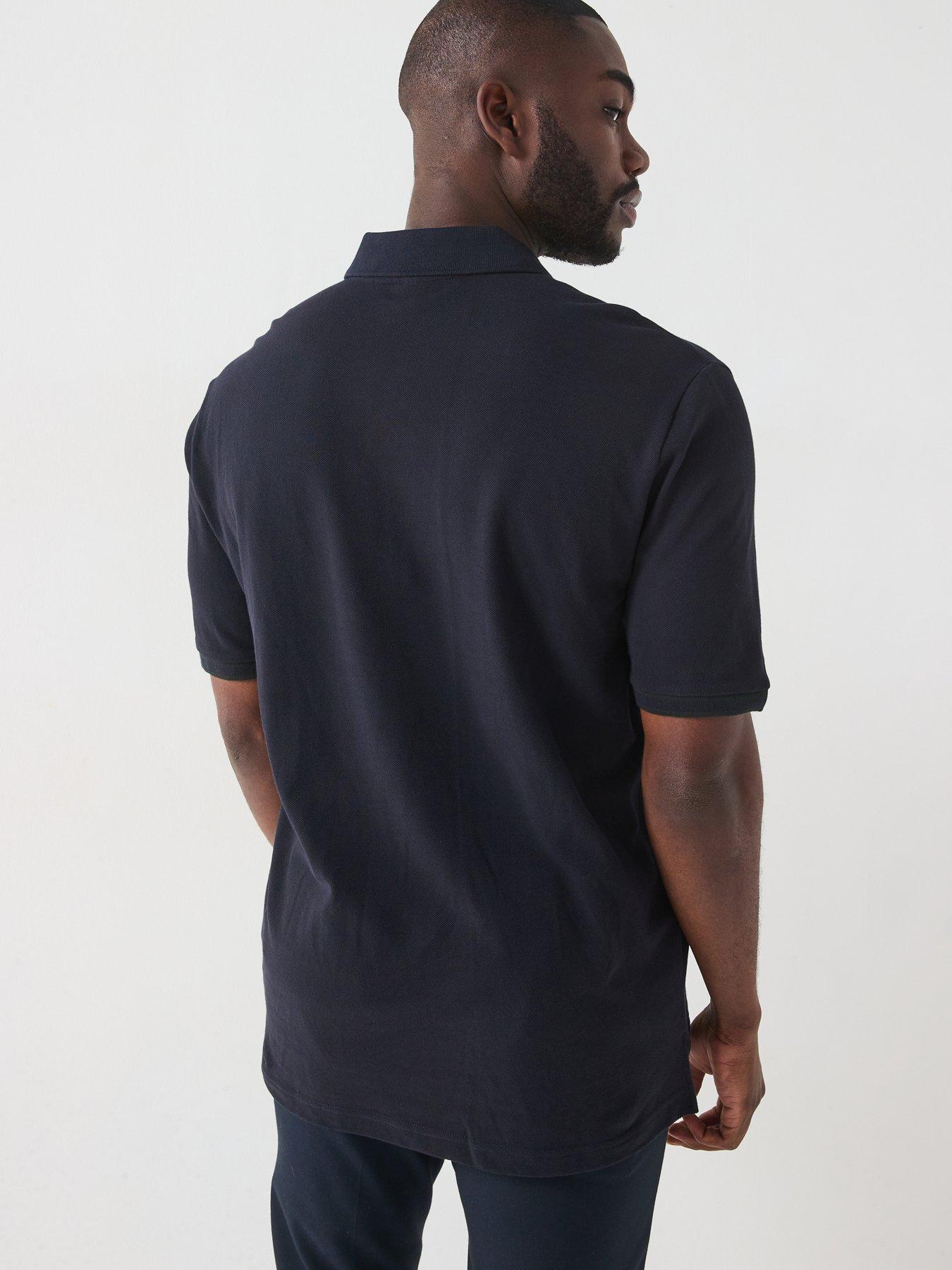 armani-exchange-zip-neck-short-sleeve-polo-shirt-navystillFront