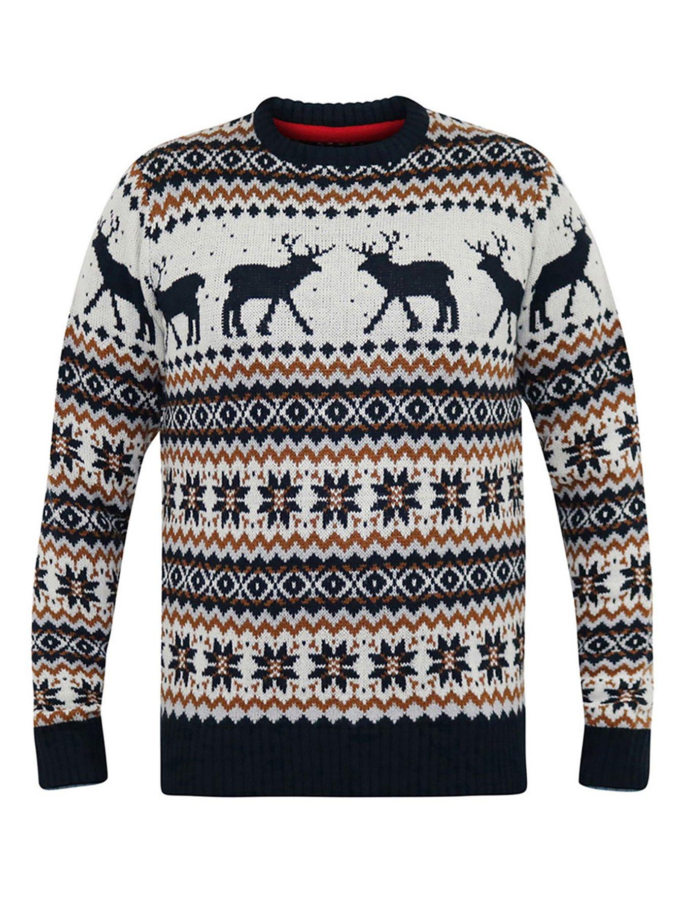 d555-d555-reindeer-christmas-knitted-jumper-navy-ecruoutfit