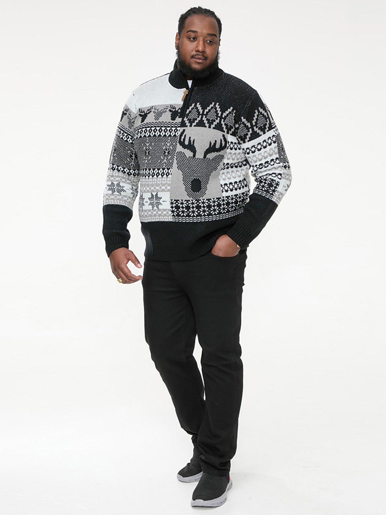 d555-d555-icicle-14-zip-christmas-knitted-jumper-with-stag-blackback