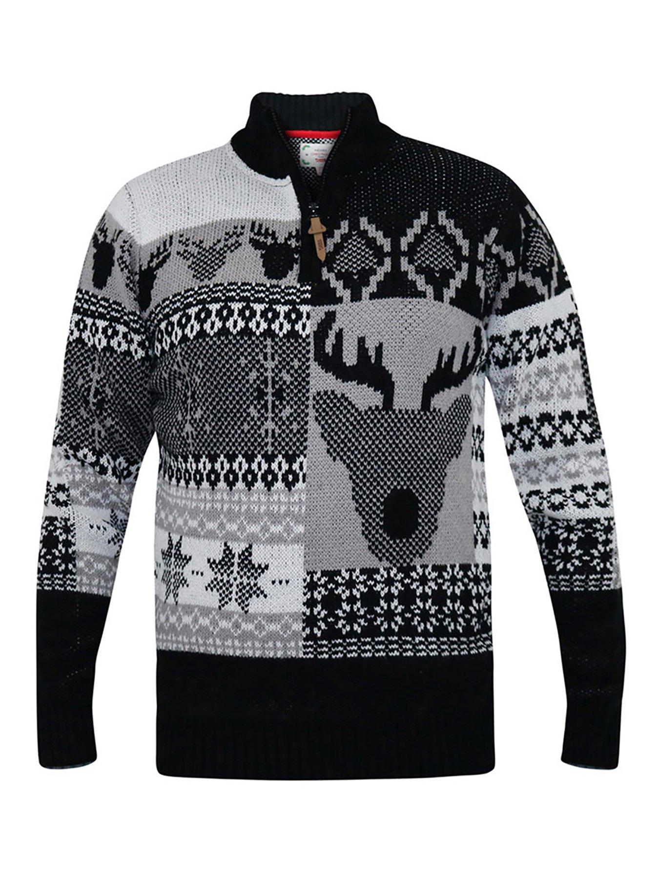 d555-d555-icicle-14-zip-christmas-knitted-jumper-with-stag-blackoutfit