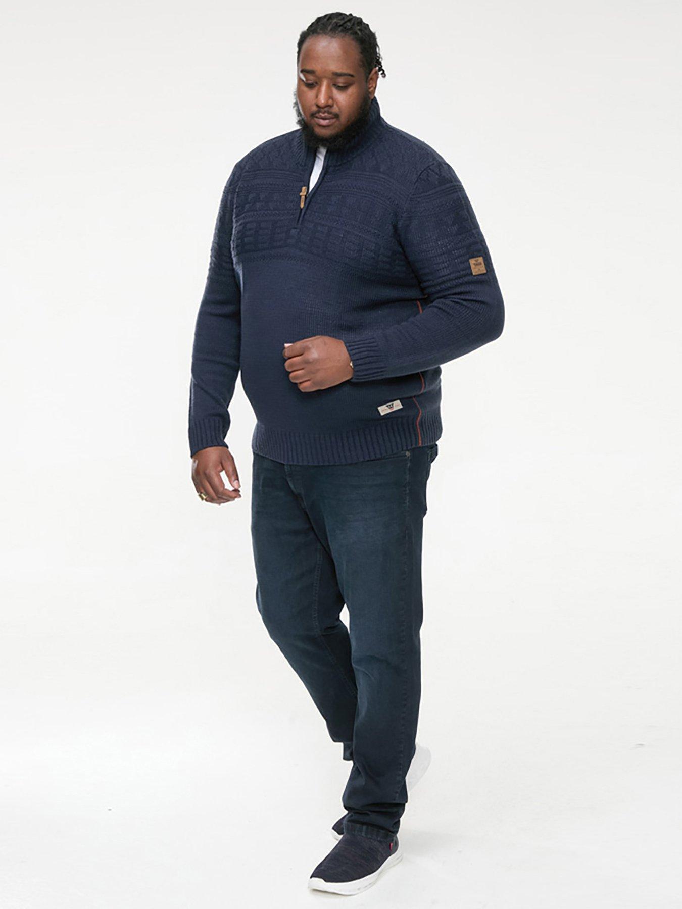 d555-d555-yates-14-zip-jacquard-knitted-jumper-navyback