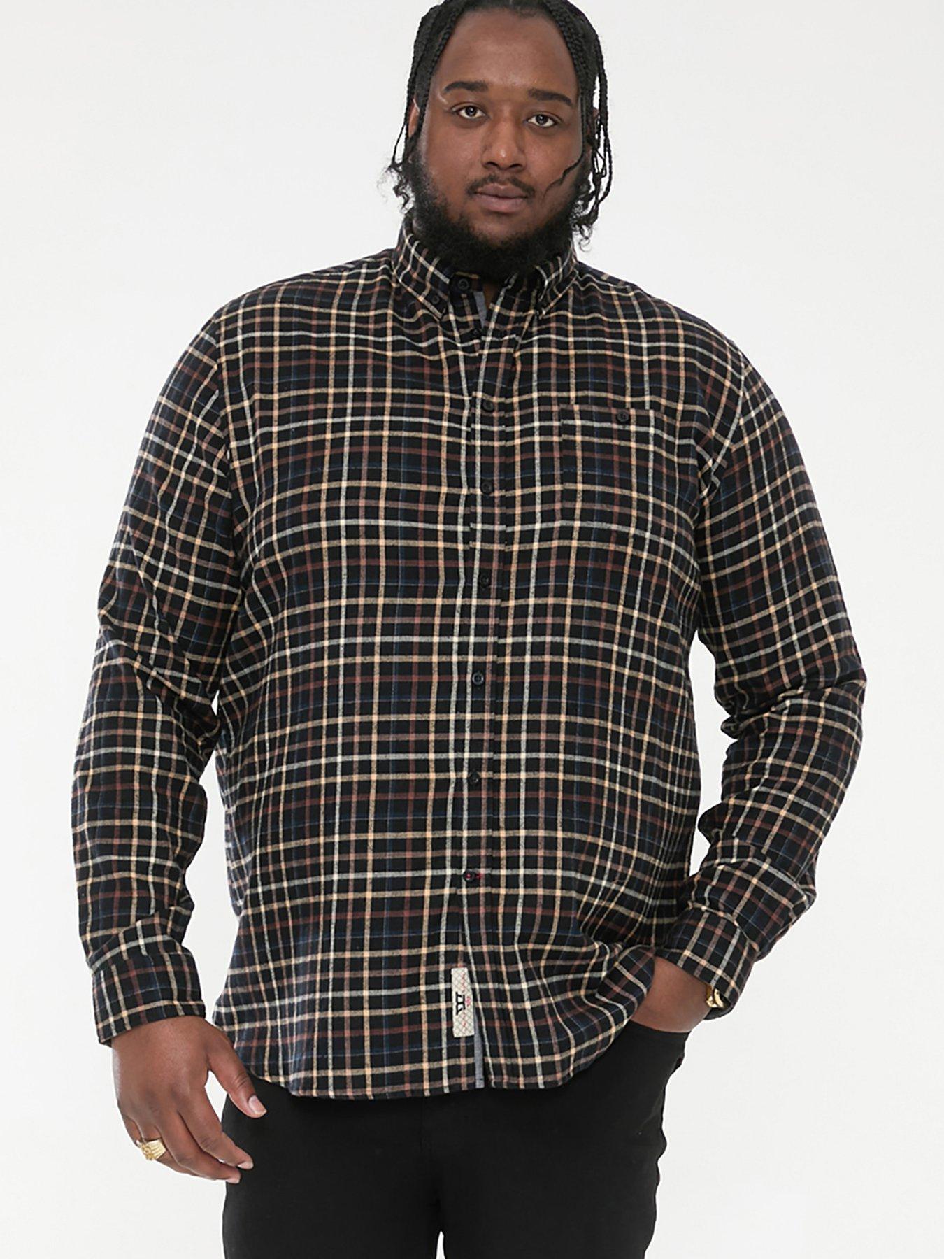 d555-d555-destin-check-shirt--black-tan-check