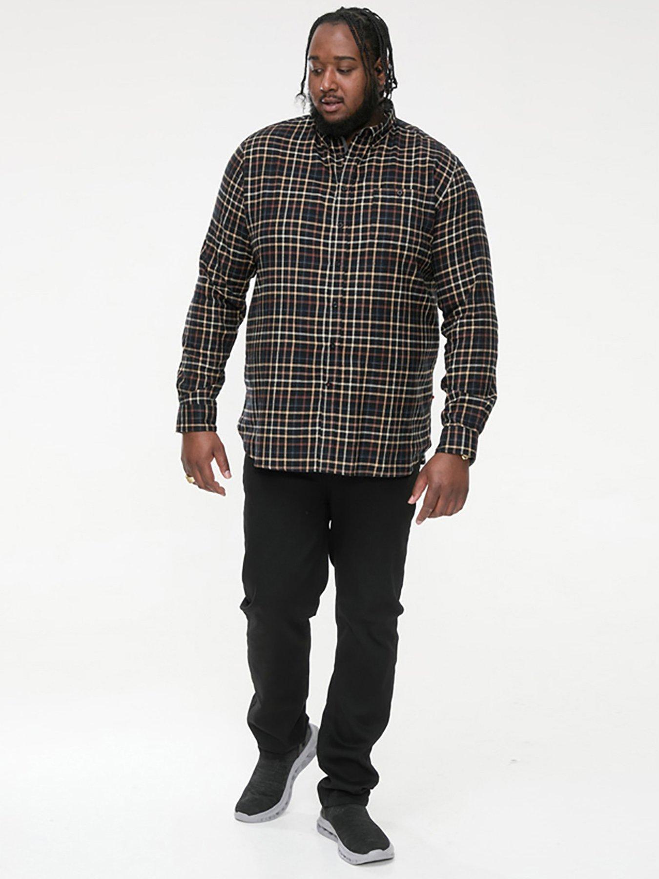 Image 2 of 4 of D555 Destin Check Shirt - Tan/Black