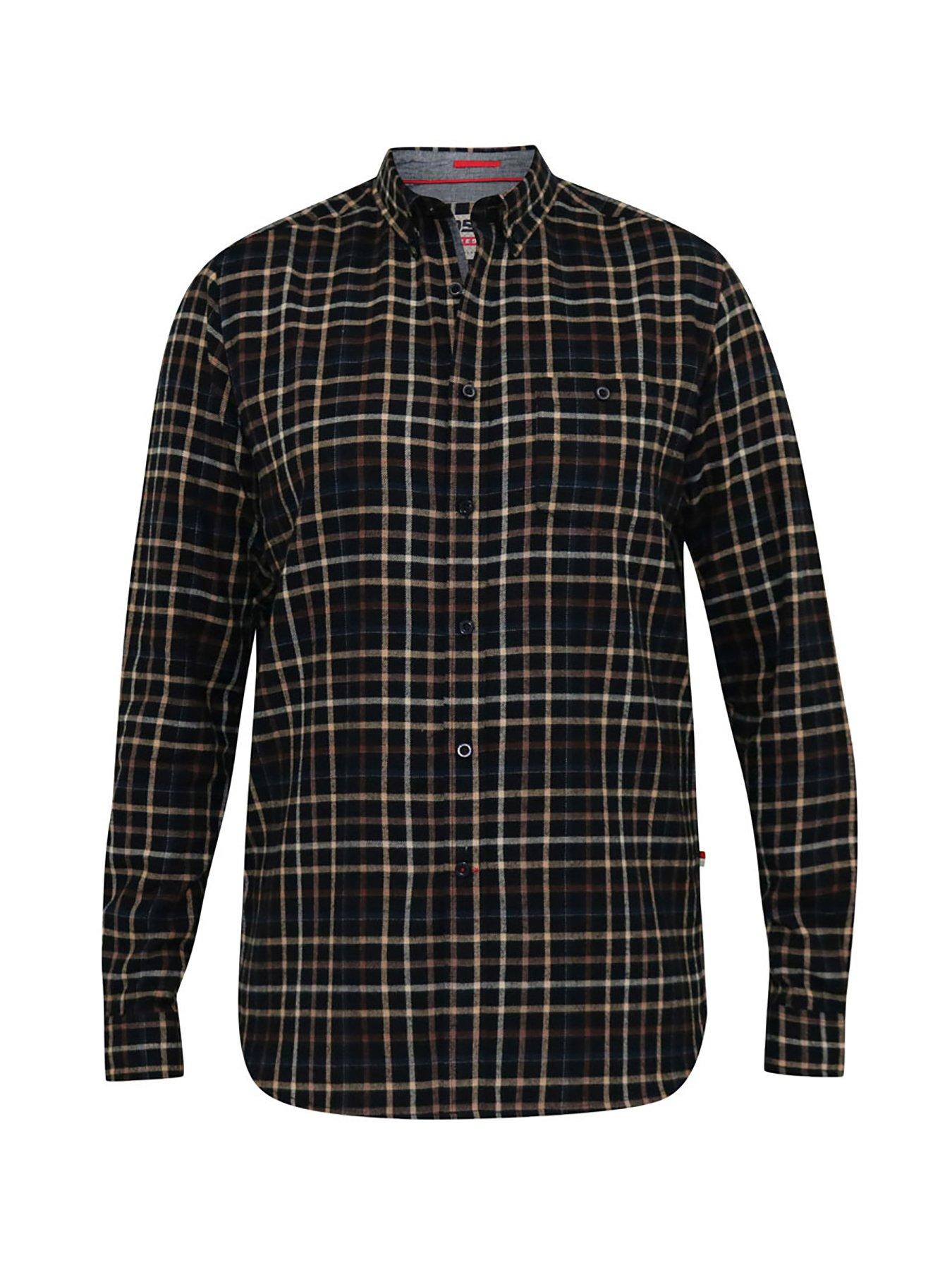 d555-d555-destin-check-shirt--black-tan-checkoutfit