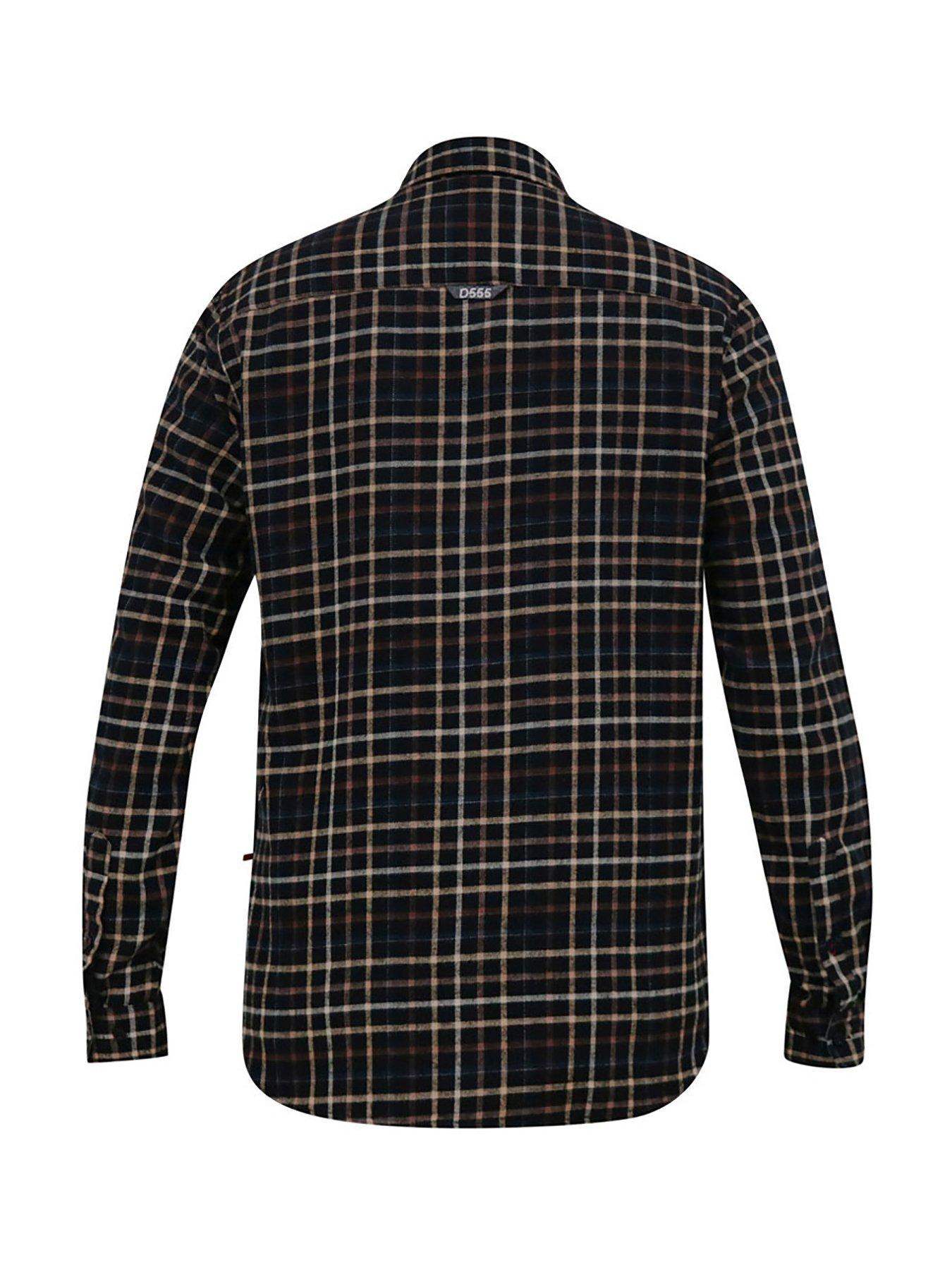 d555-d555-destin-check-shirt--black-tan-checkdetail