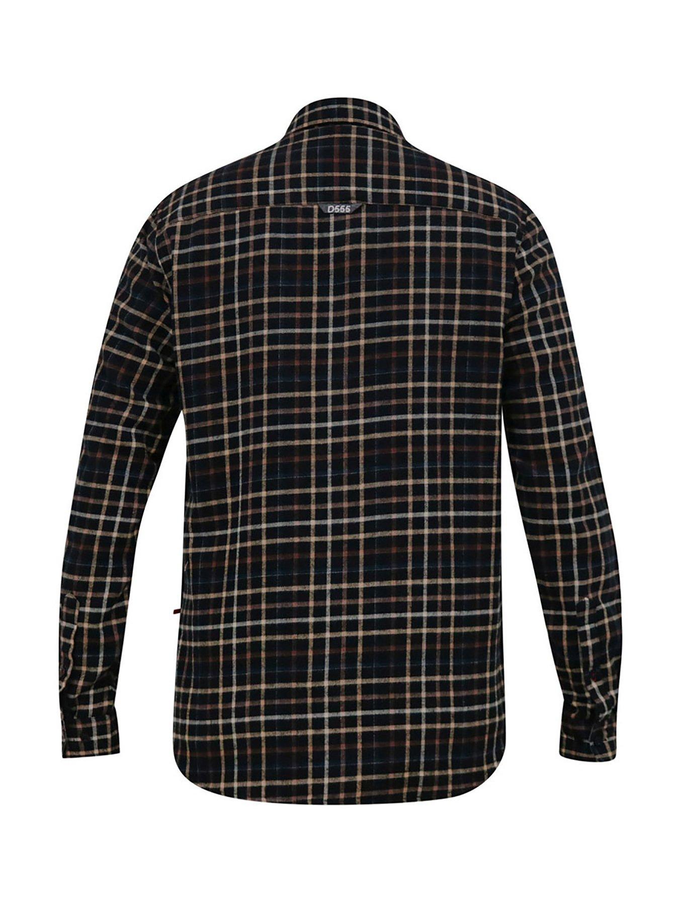 Image 4 of 4 of D555 Destin Check Shirt - Tan/Black