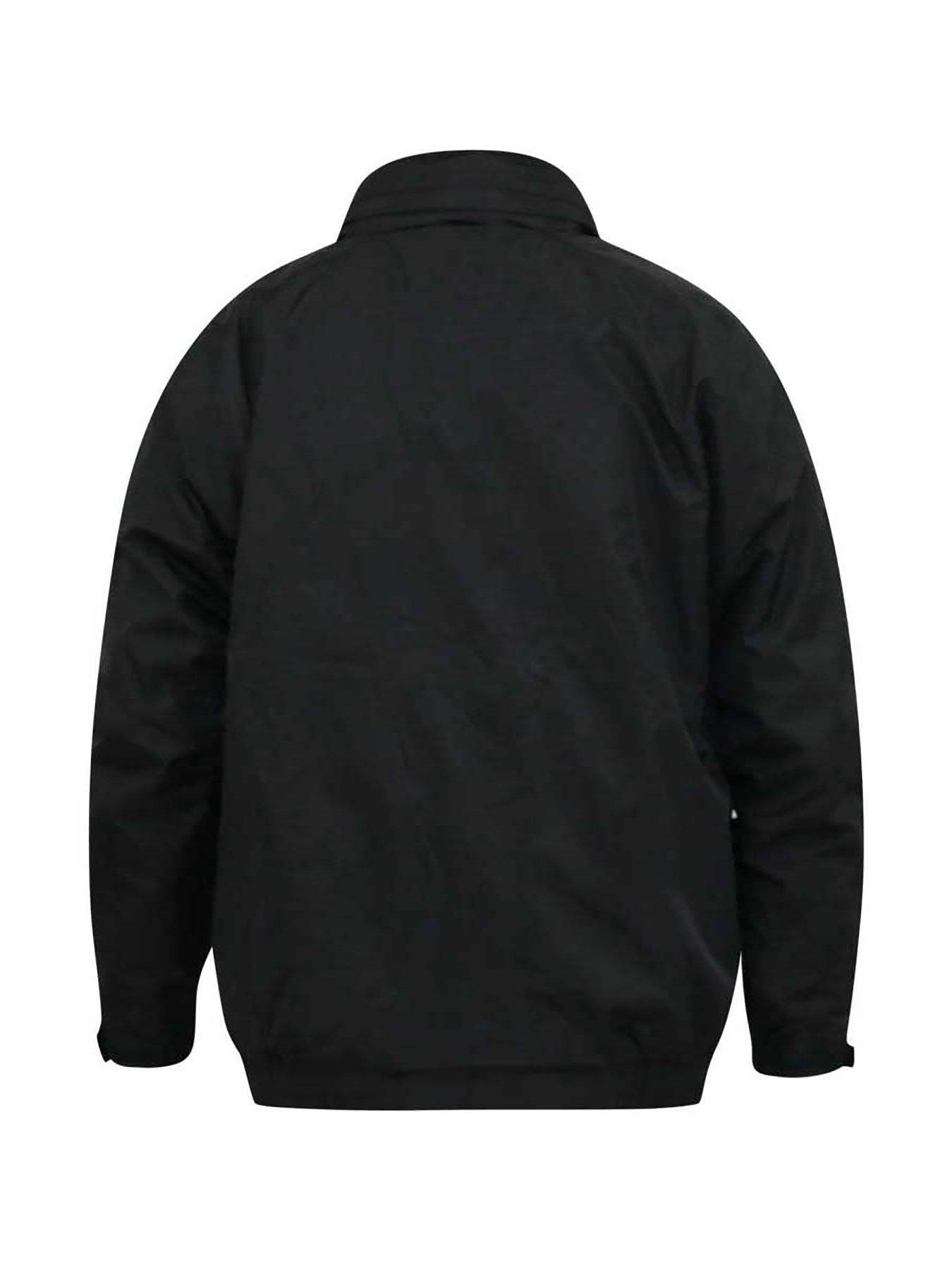 d555-rudy-showerproof-fleece-lined-jacket-with-packaway-hood--blackdetail