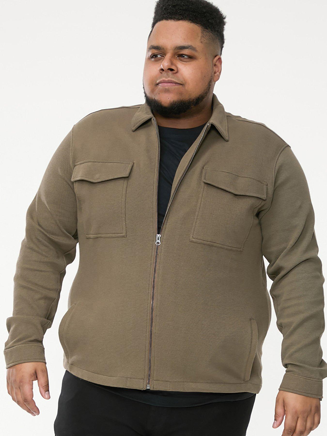 Image 1 of 4 of D555 D555 Lodi Stretch Zip Through Jacket - Stone