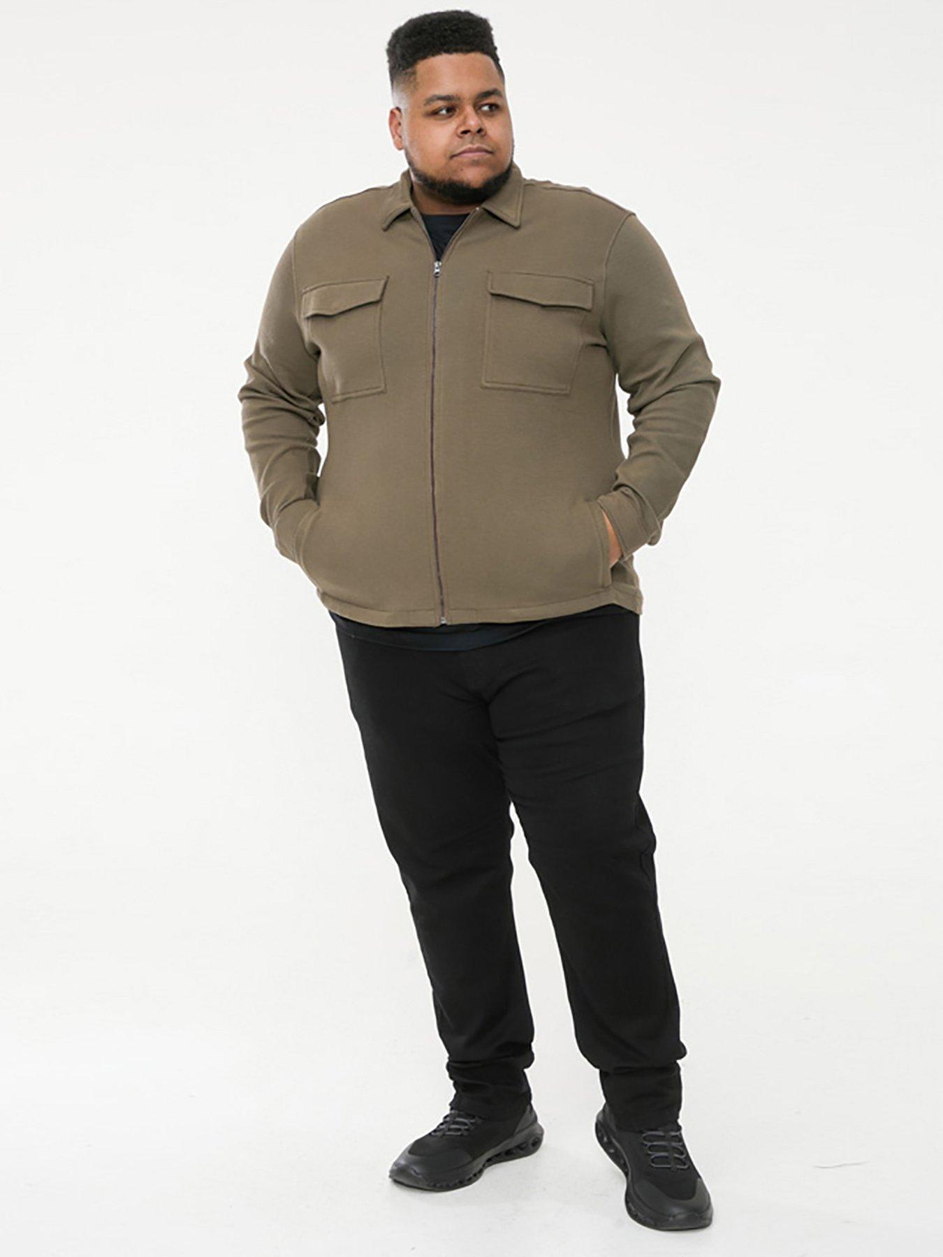 Image 2 of 4 of D555 D555 Lodi Stretch Zip Through Jacket - Stone