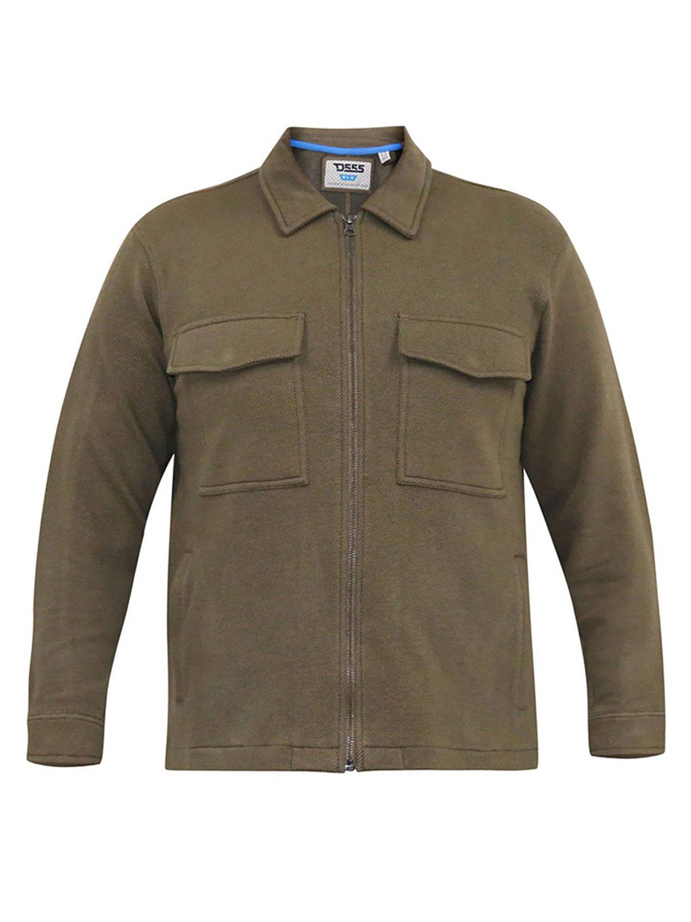 Image 3 of 4 of D555 D555 Lodi Stretch Zip Through Jacket - Stone