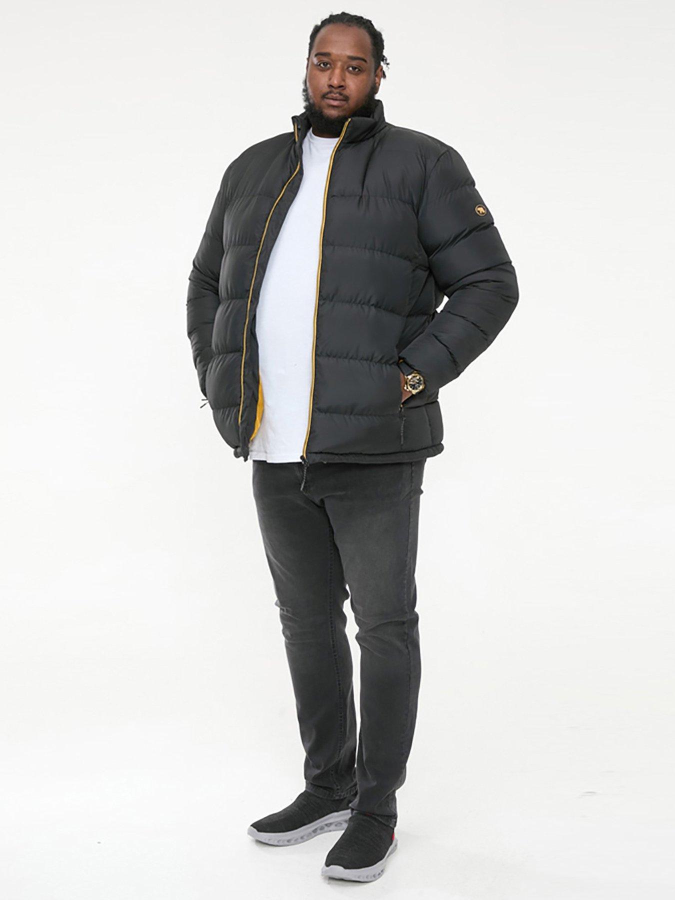 Image 2 of 4 of D555 D555 Cristiano Puffer Jacket -black