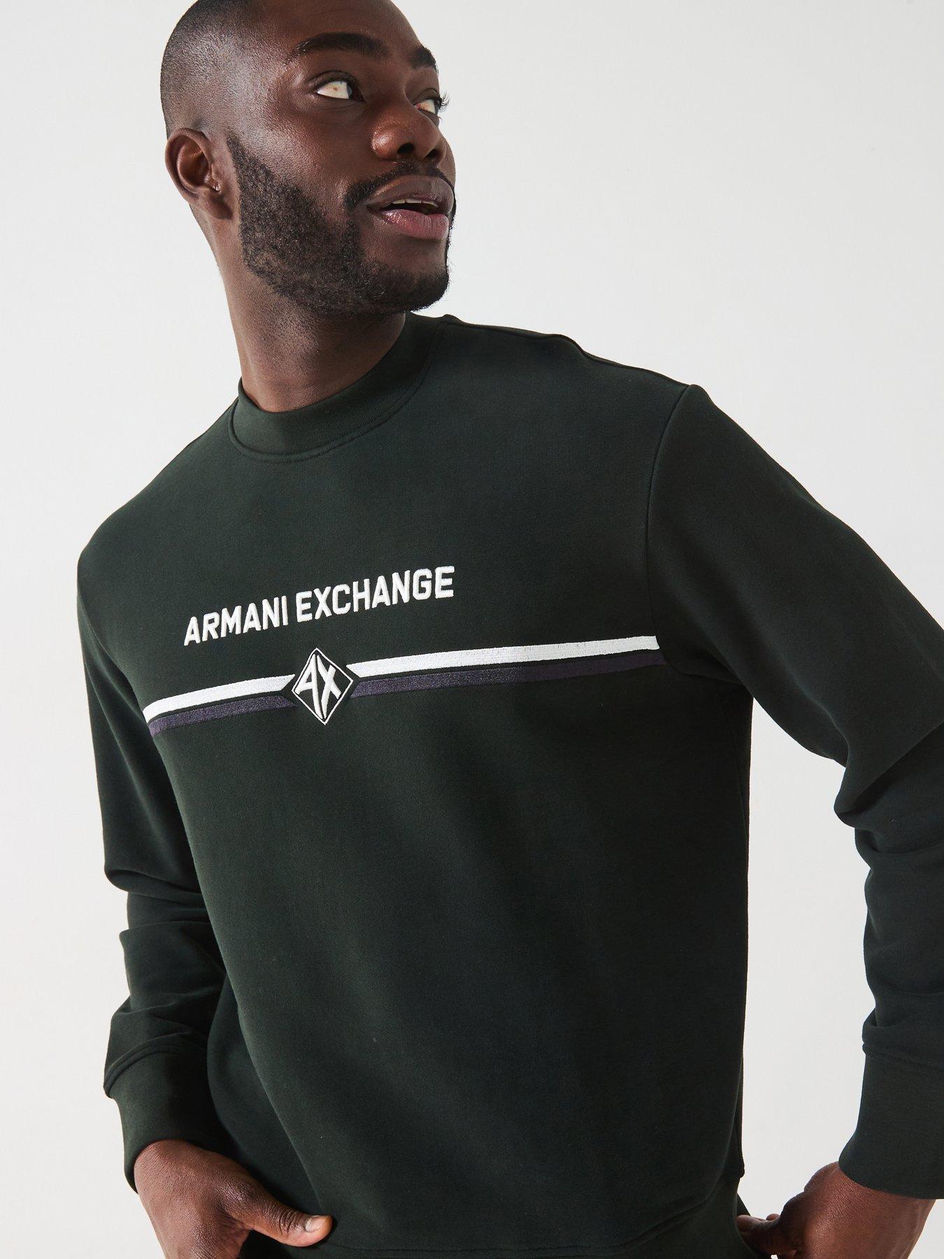 armani-exchange-ax-cheststripe-logo-crew-neck-jumper-dark-green