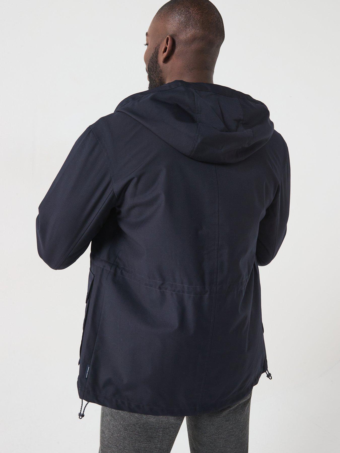 armani-exchange-hooded-field-jacket-navystillFront