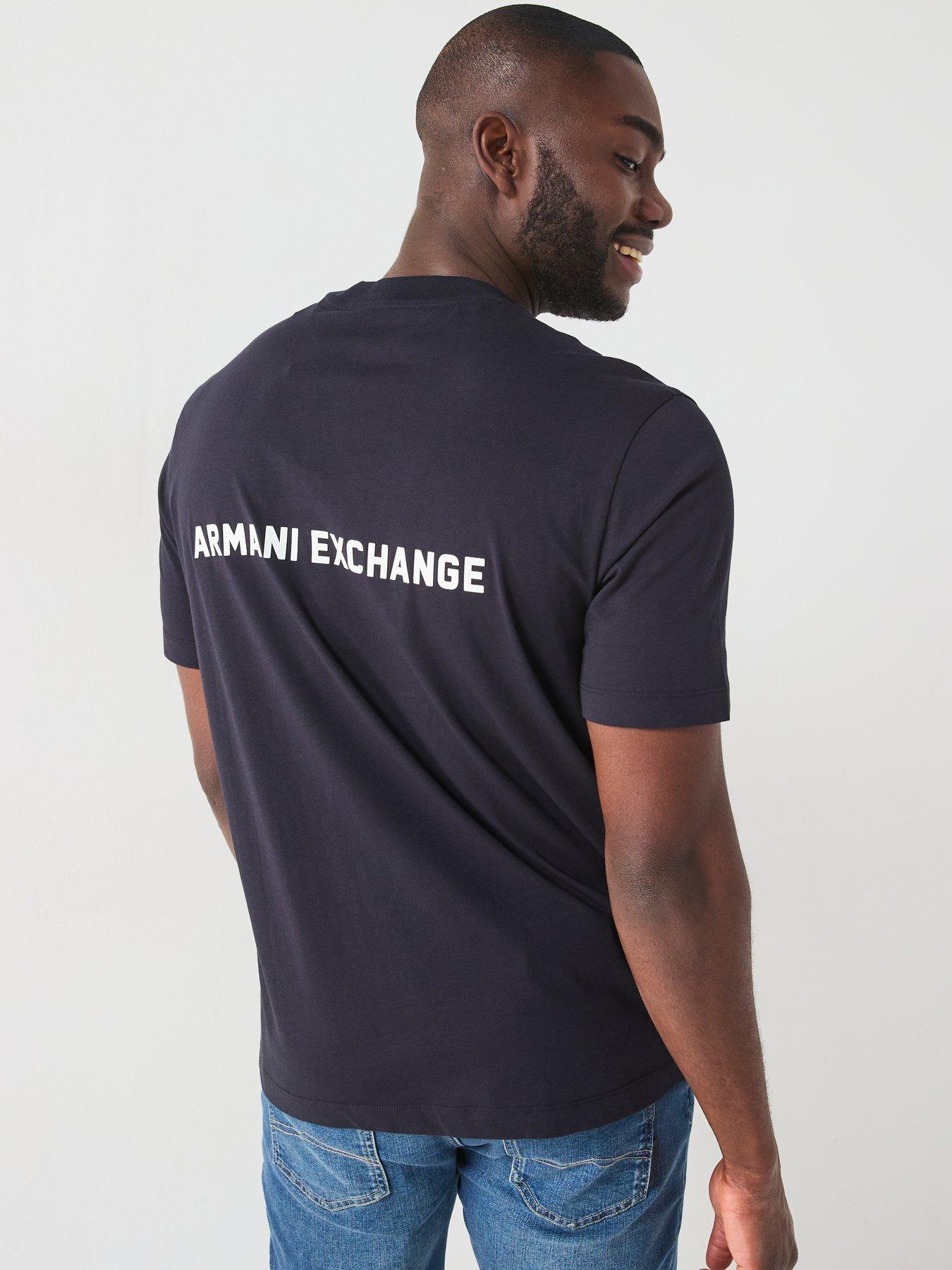 armani-exchange-centre-chest-print-t-shirt-navystillFront