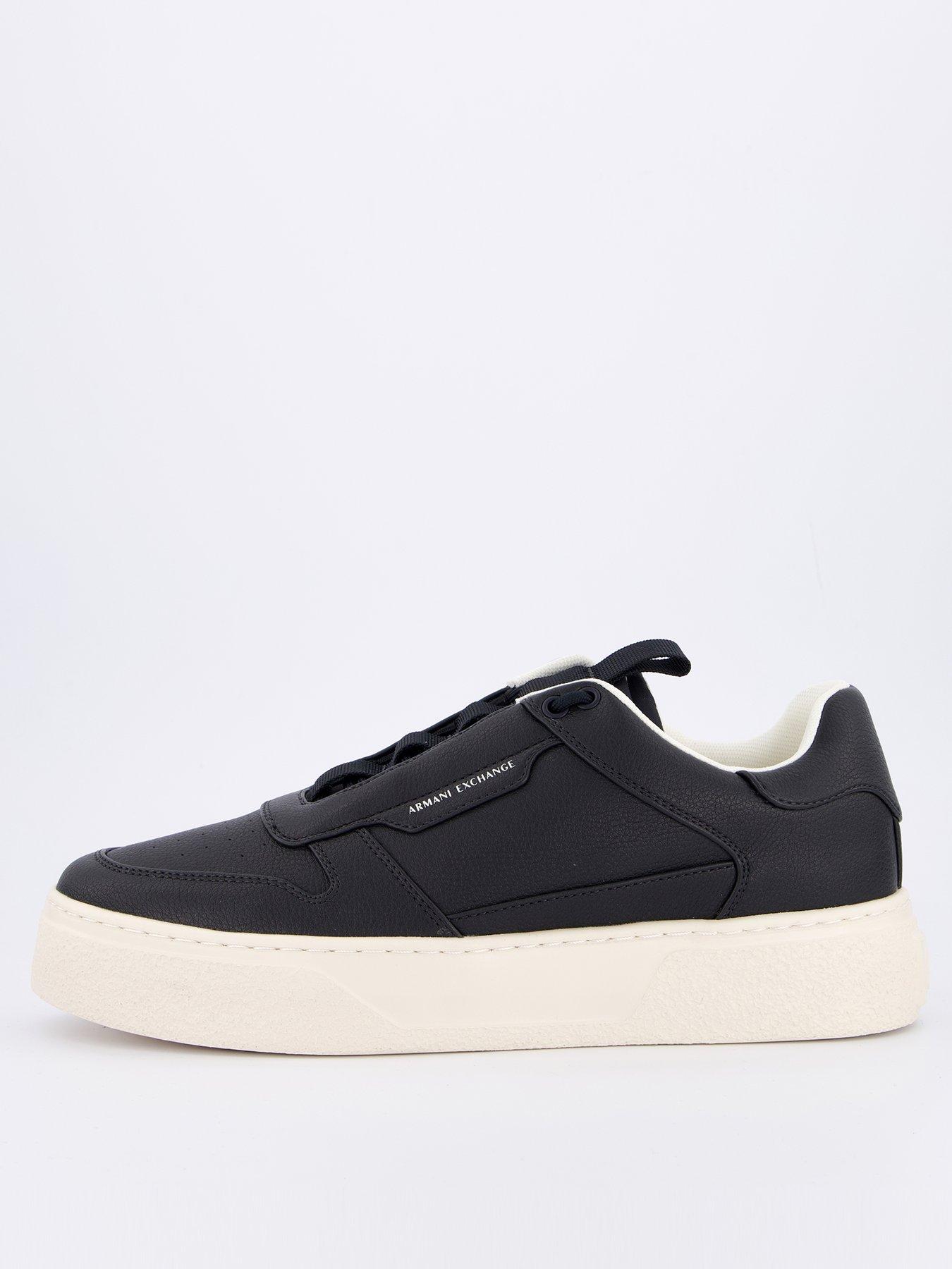 undefined Armani Exchange Basket Trainer - Navy