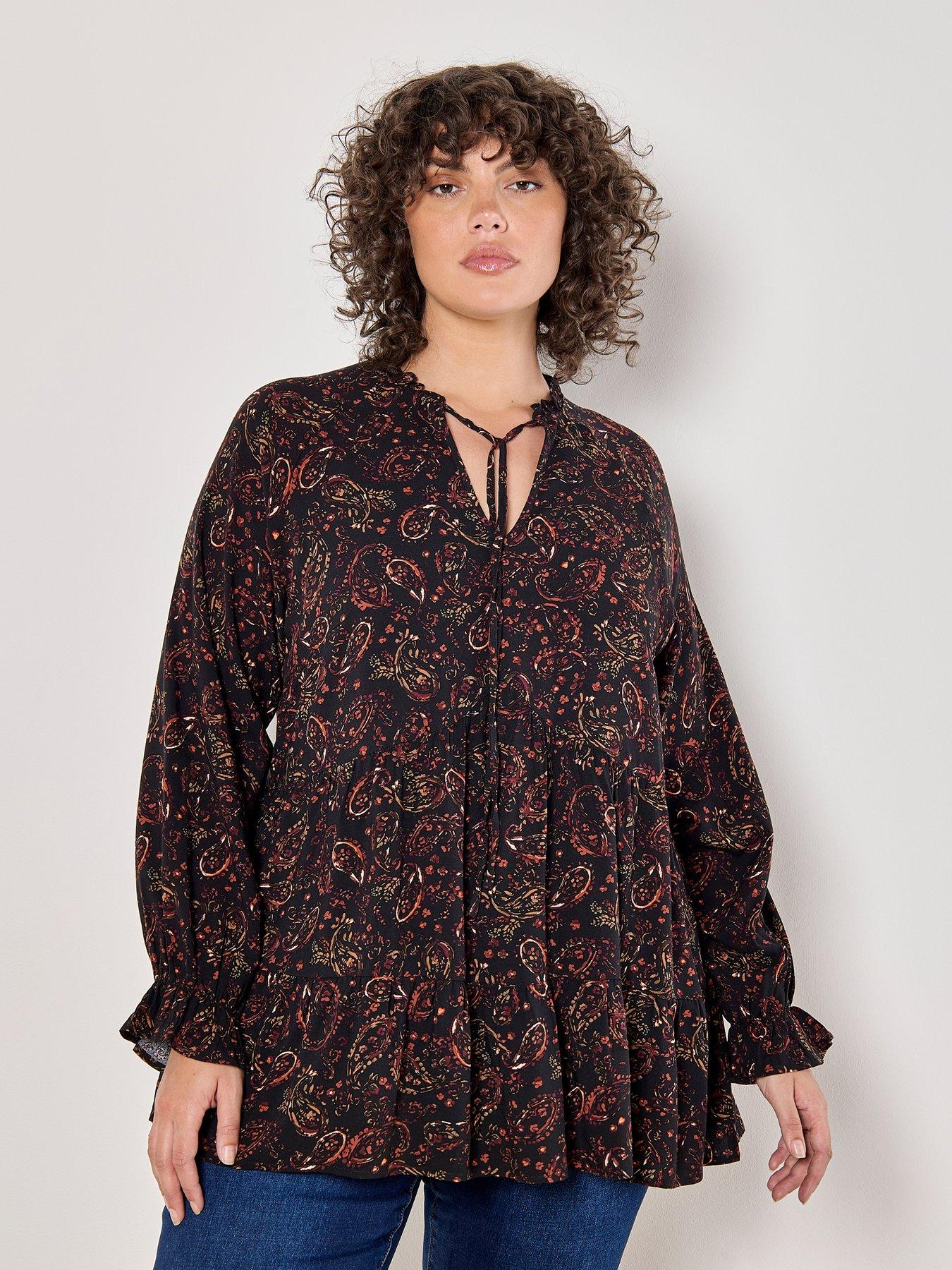 apricot-apricot-painterly-paisley-smock-neck-top