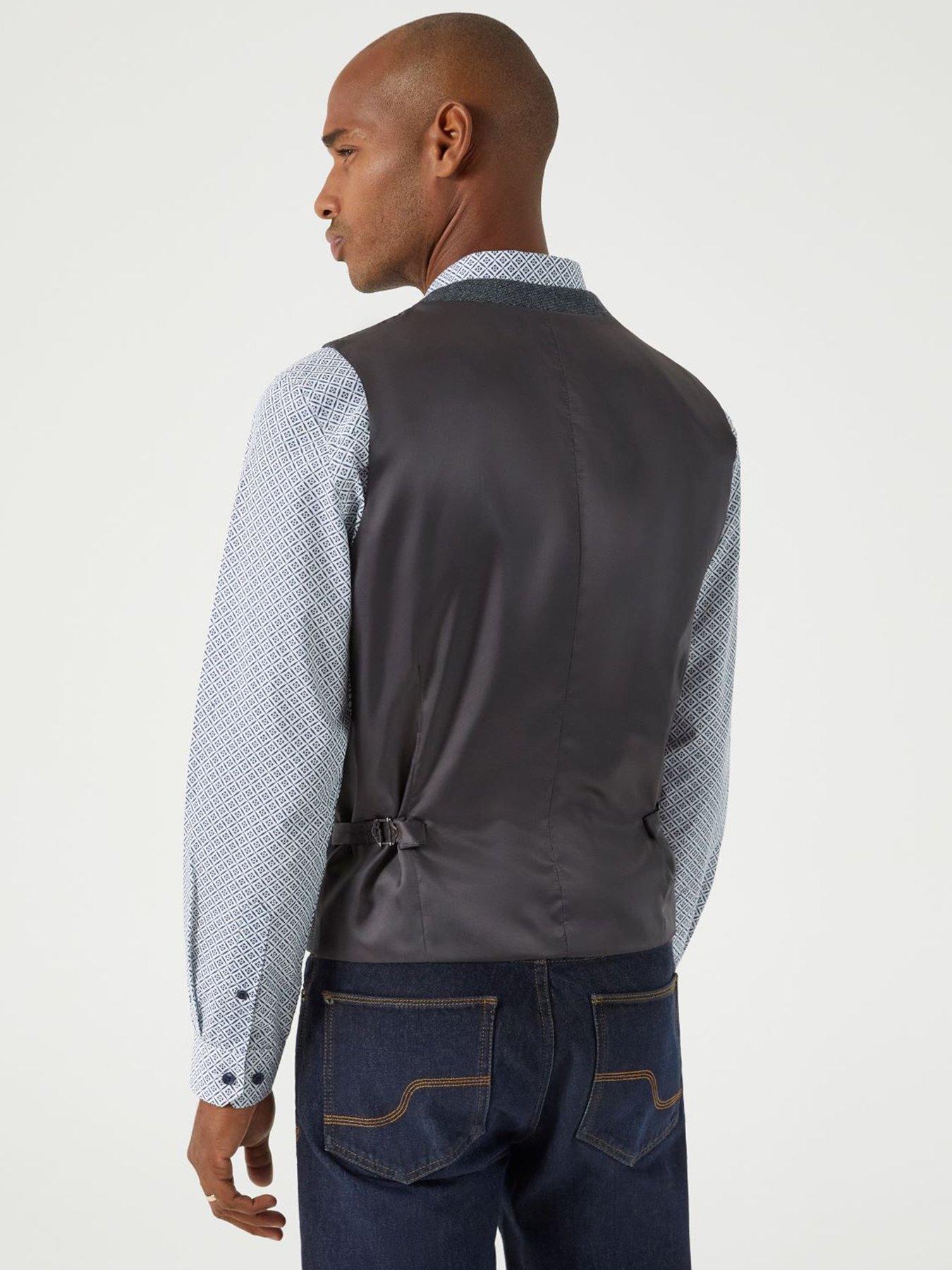 skopes-newsam-tailored-fit-waistcoat-greenstillFront