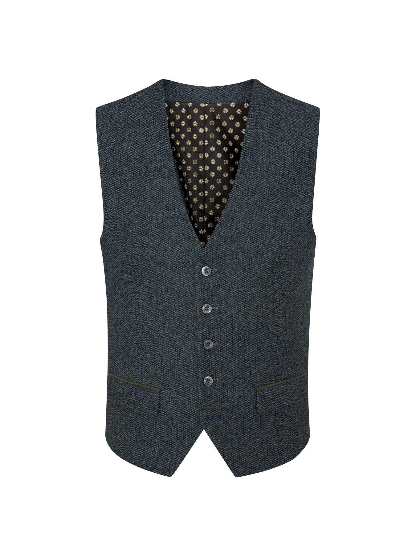 skopes-newsam-tailored-fit-waistcoat-greenoutfit