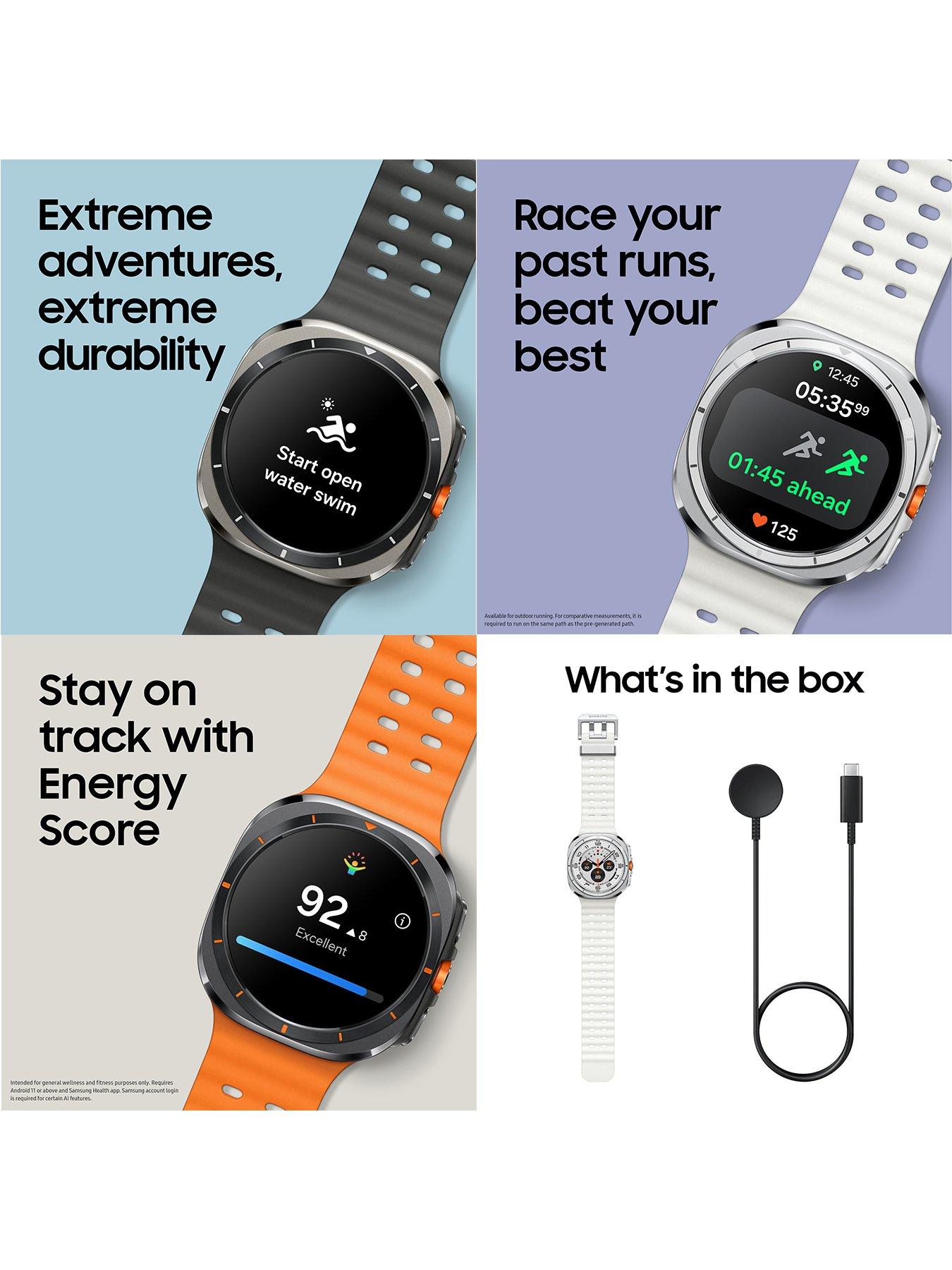Image 5 of 8 of Samsung Galaxy Watch Ultra 47mm LTE White with Buds3Pro White
