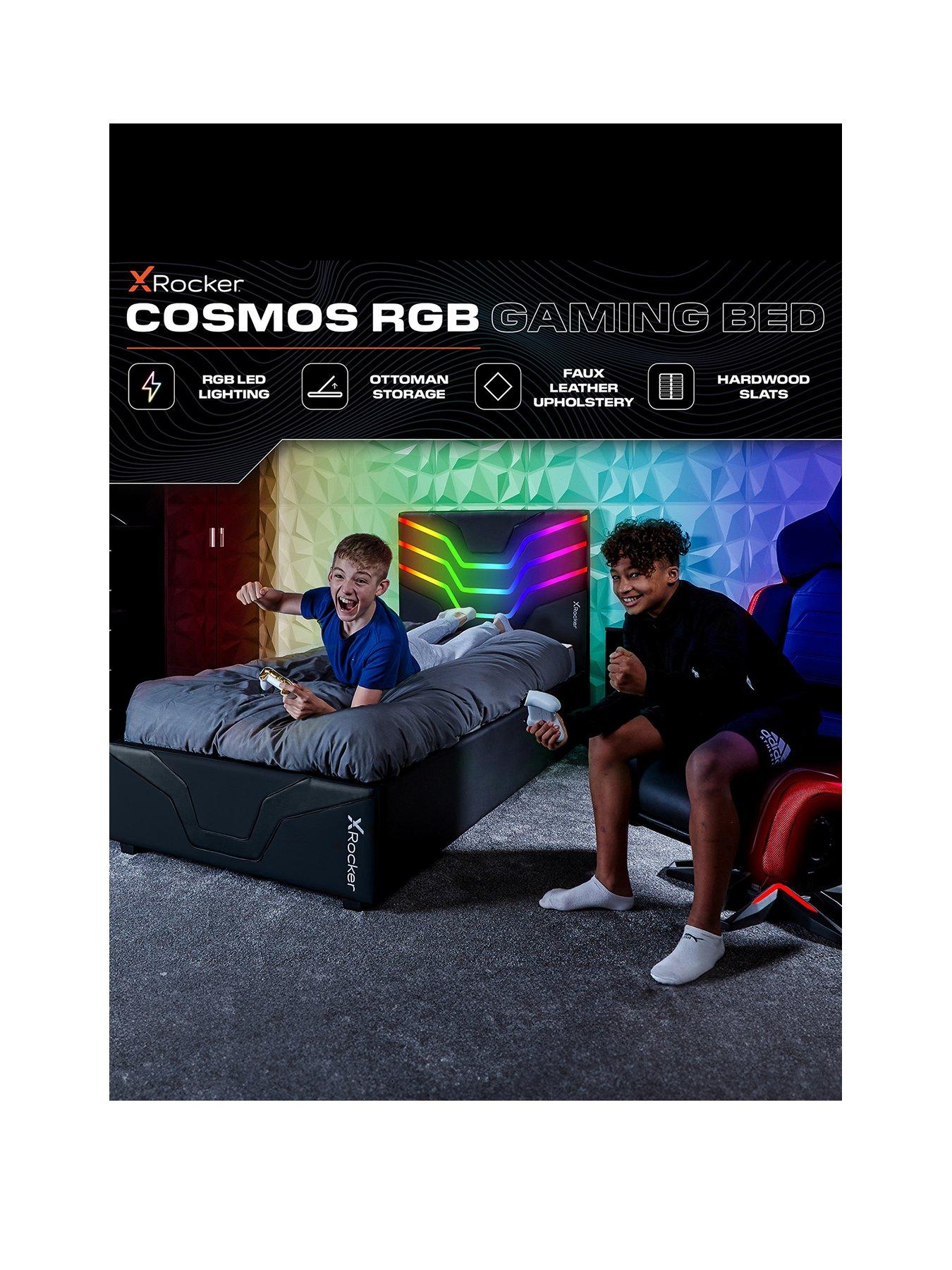 x-rocker-cosmos-rgb-led-single-ottoman-bedstillFront