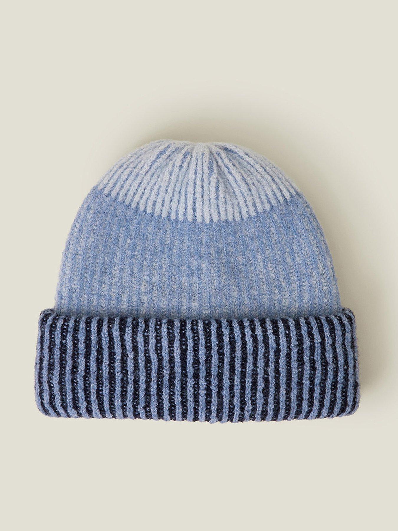 accessorize-colourblock-blue-beanie