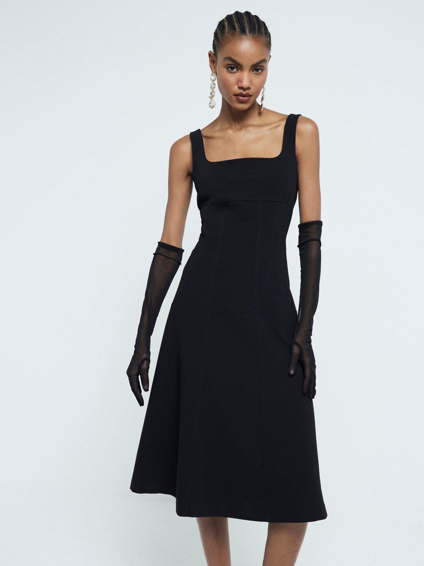 river-island-tailored-seamed-midi-dress-black