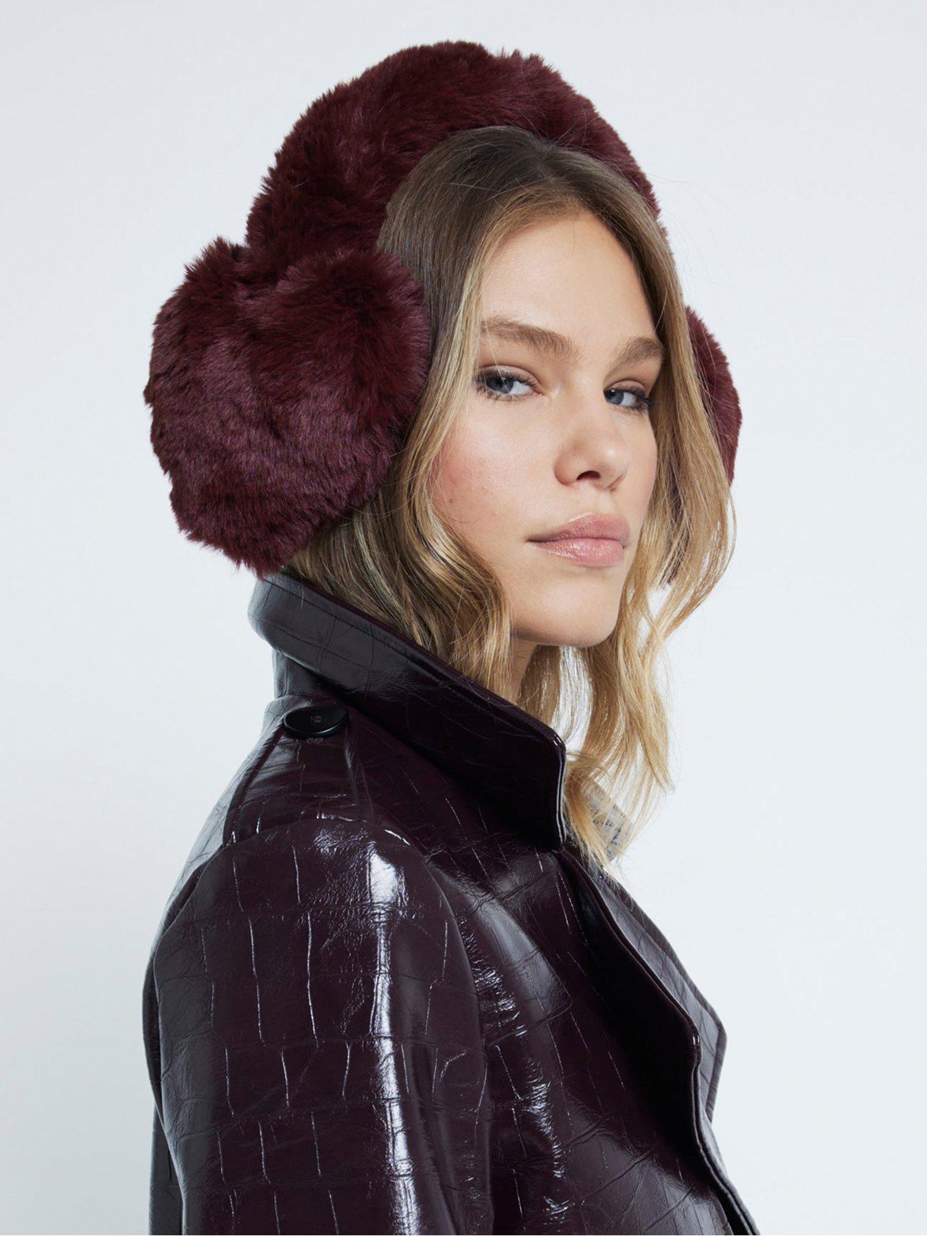 river-island-heart-fur-ear-muffs-dark-red